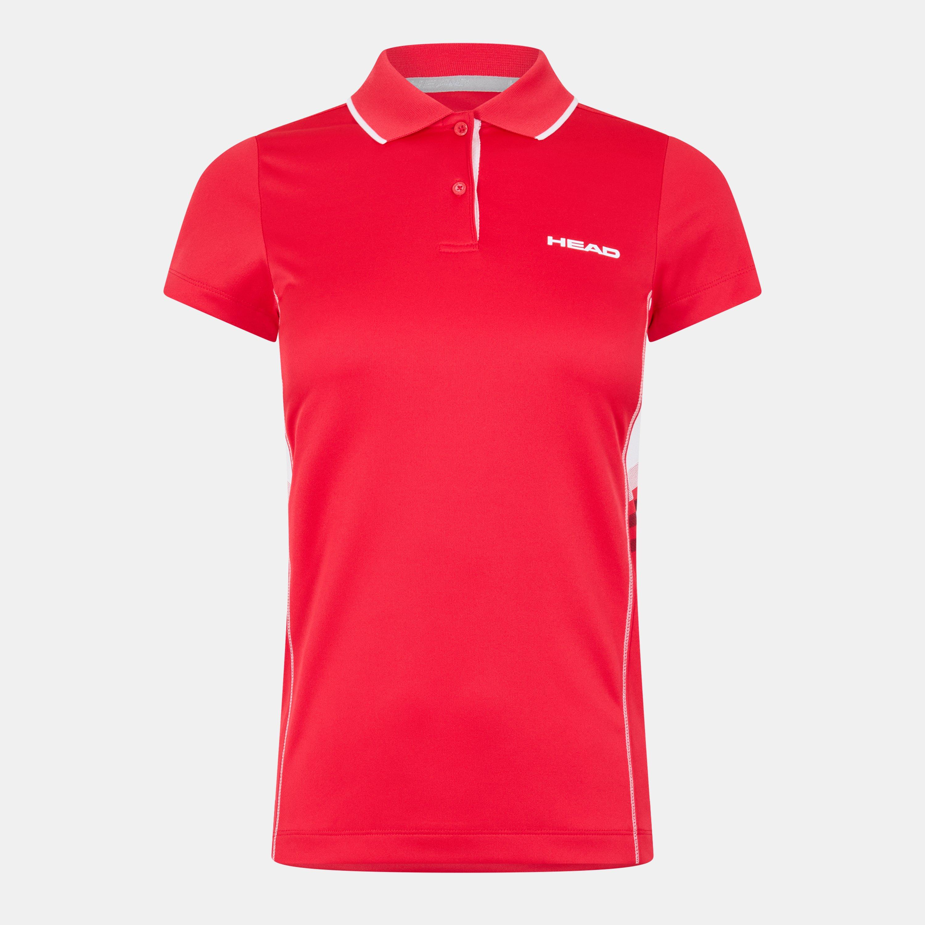Red - HEAD - Women's Club Shirt Technical Short Sleeve Performance Polo Shirt - 1