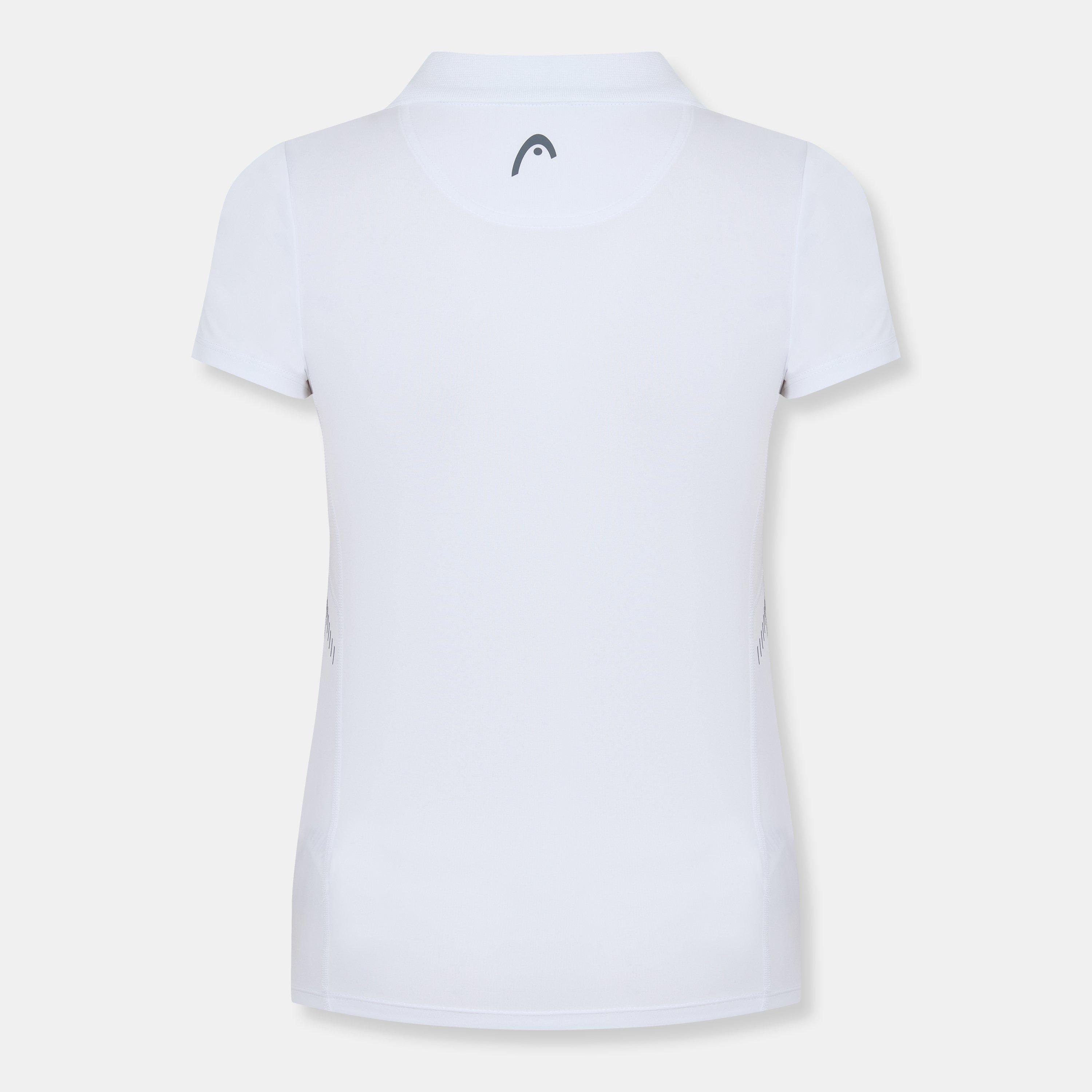 White - HEAD - Club Technical Polo Shirt Womens - 2