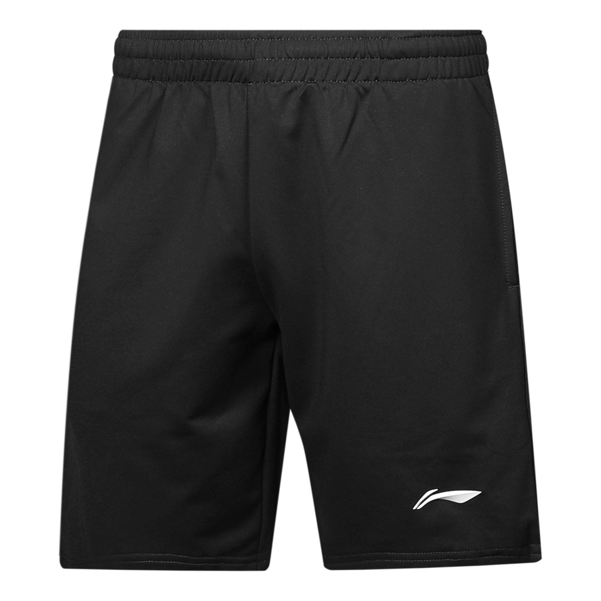 Black/Silver - Li Ning - Badminton Shorts Mens