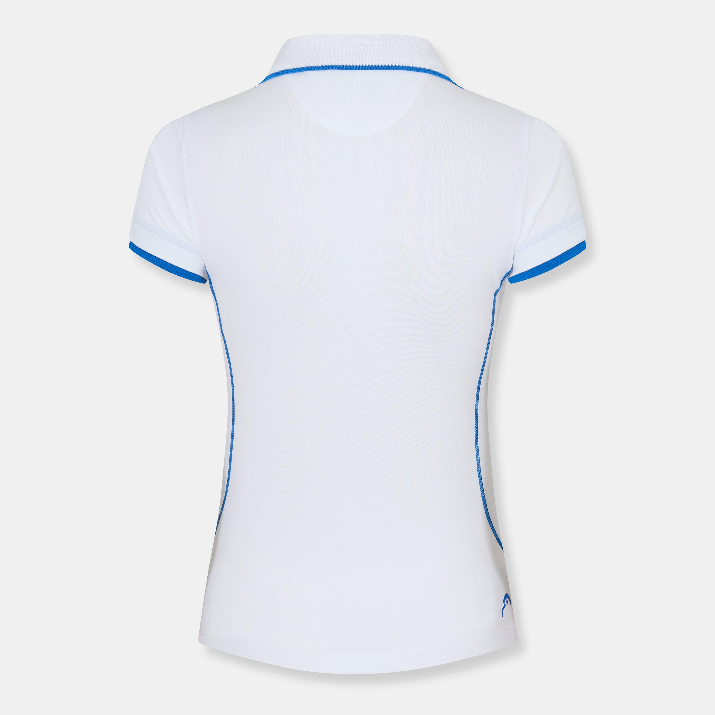 White - HEAD - Club Smu Italy Polo Womens - 2