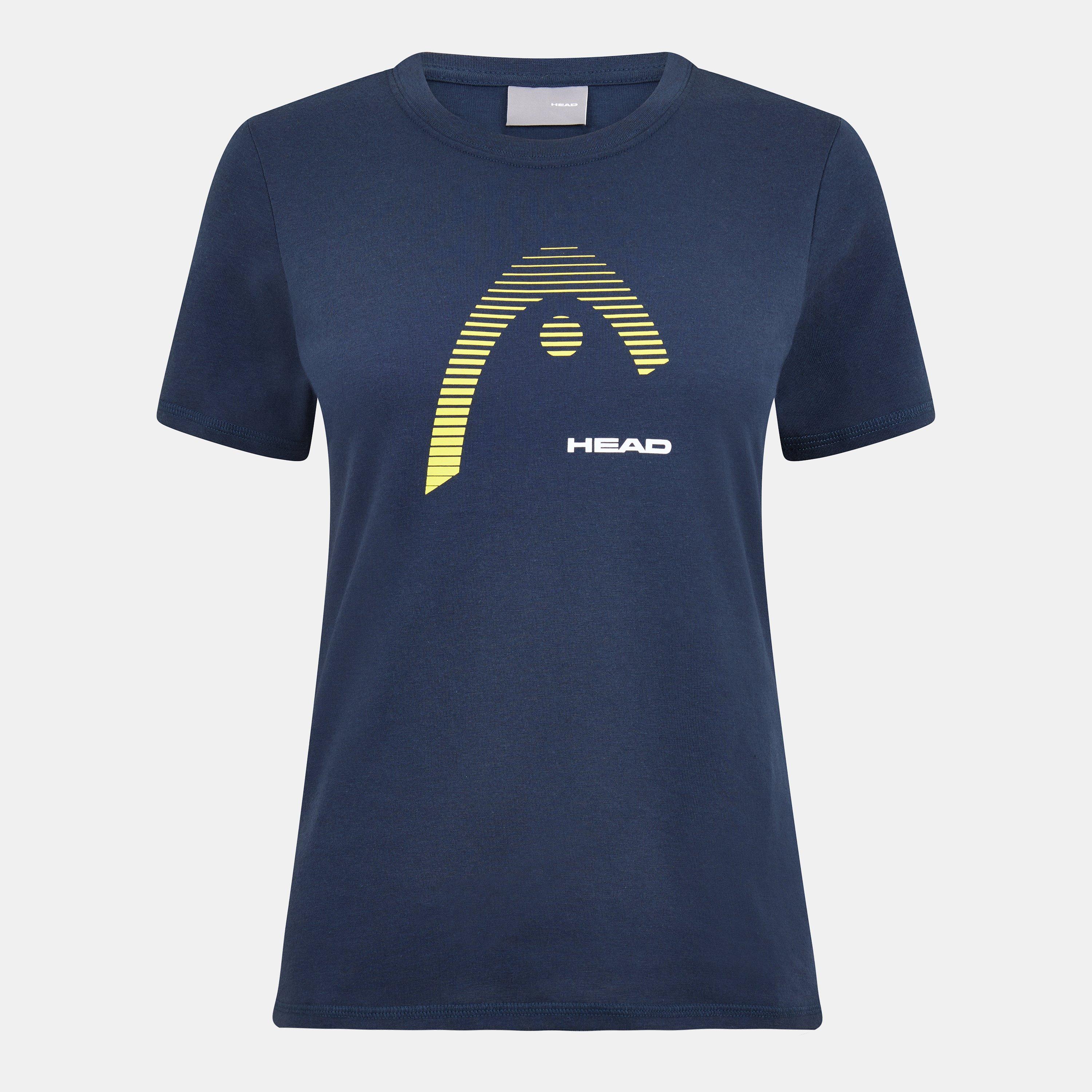 Blue - HEAD - Women's Club Lara Performance T-Shirt - 1