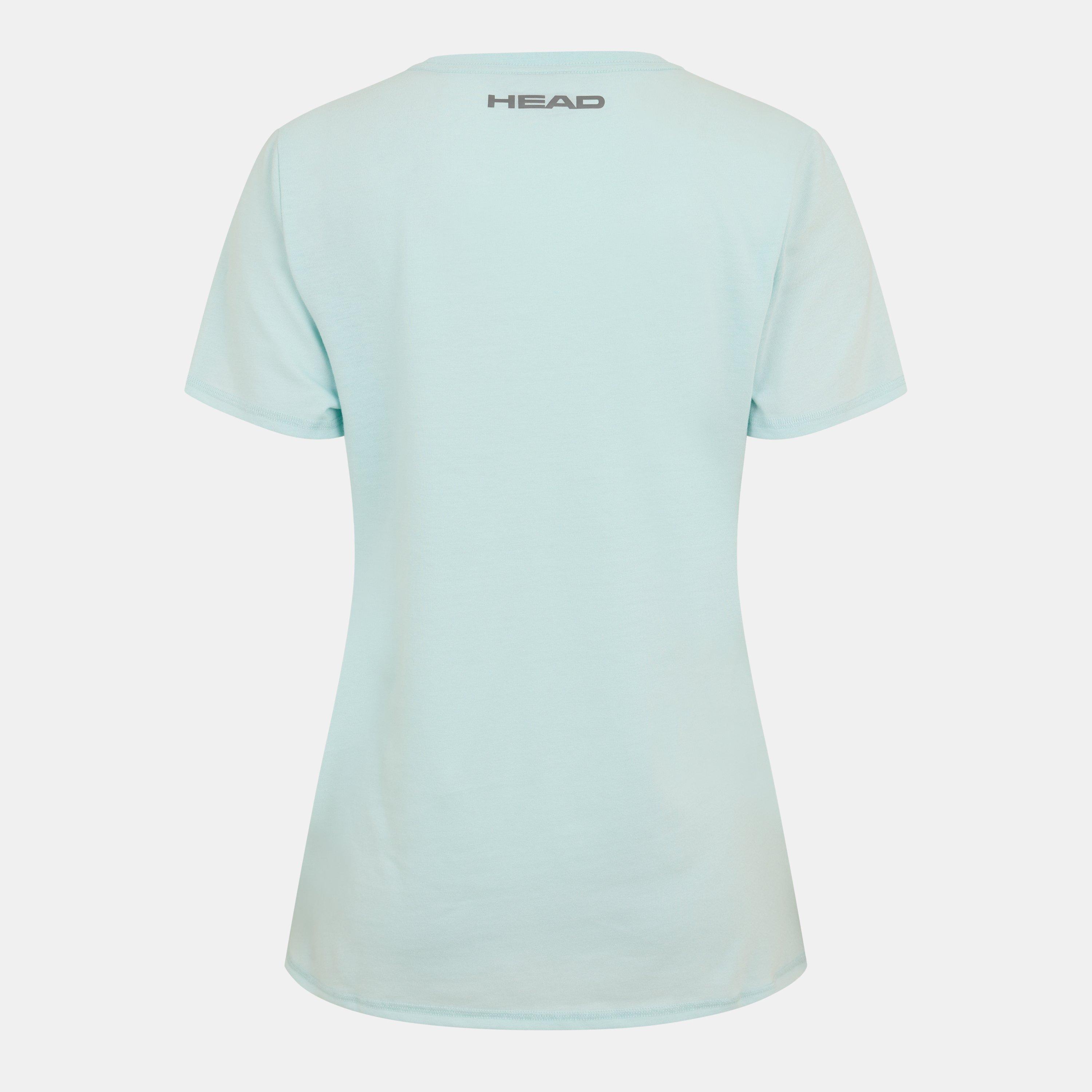 Blå - HEAD - Women's Club Lara Performance T-Shirt - 2