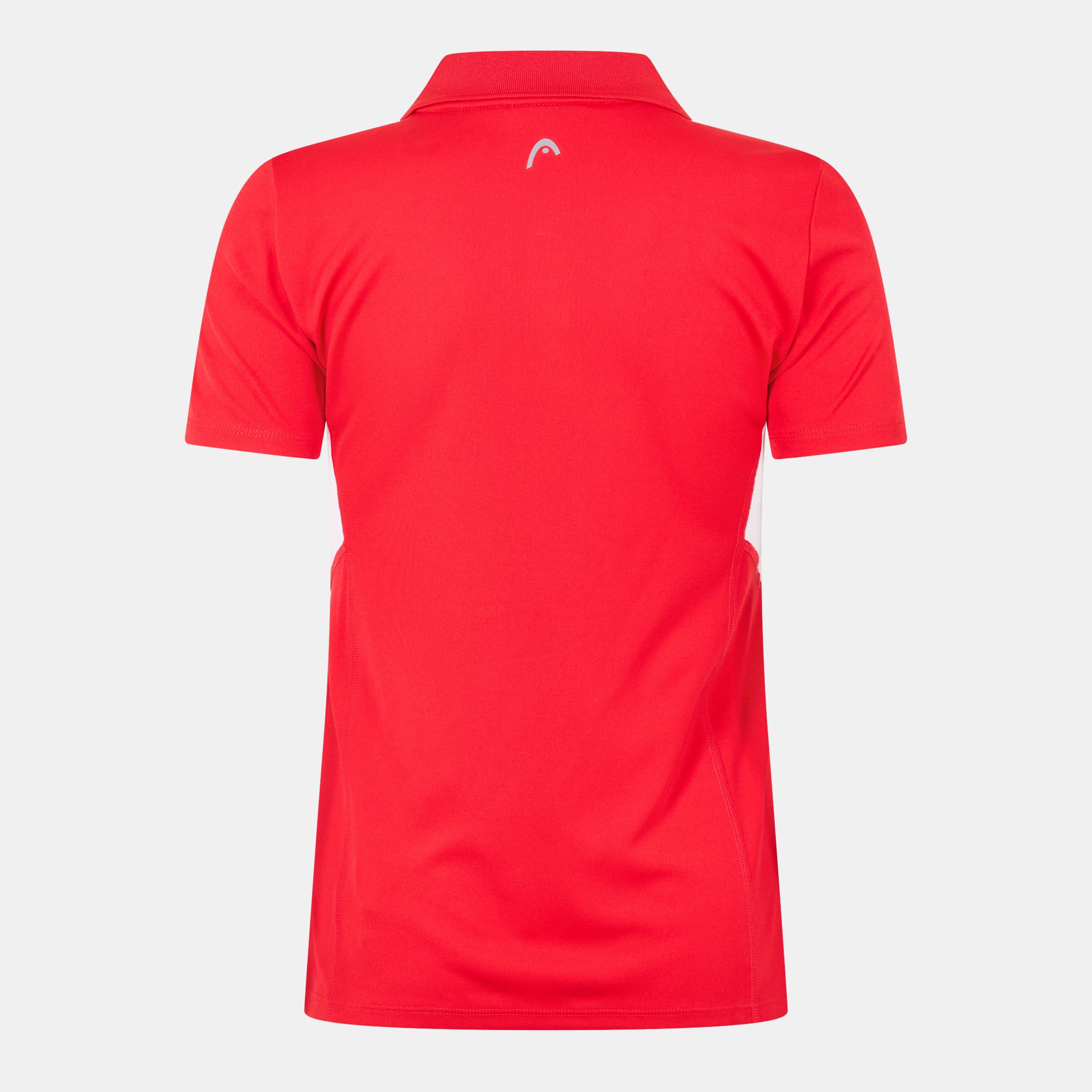 Red - HEAD - Women's Club Tech Short Sleeve Performance Polo Shirt - 2