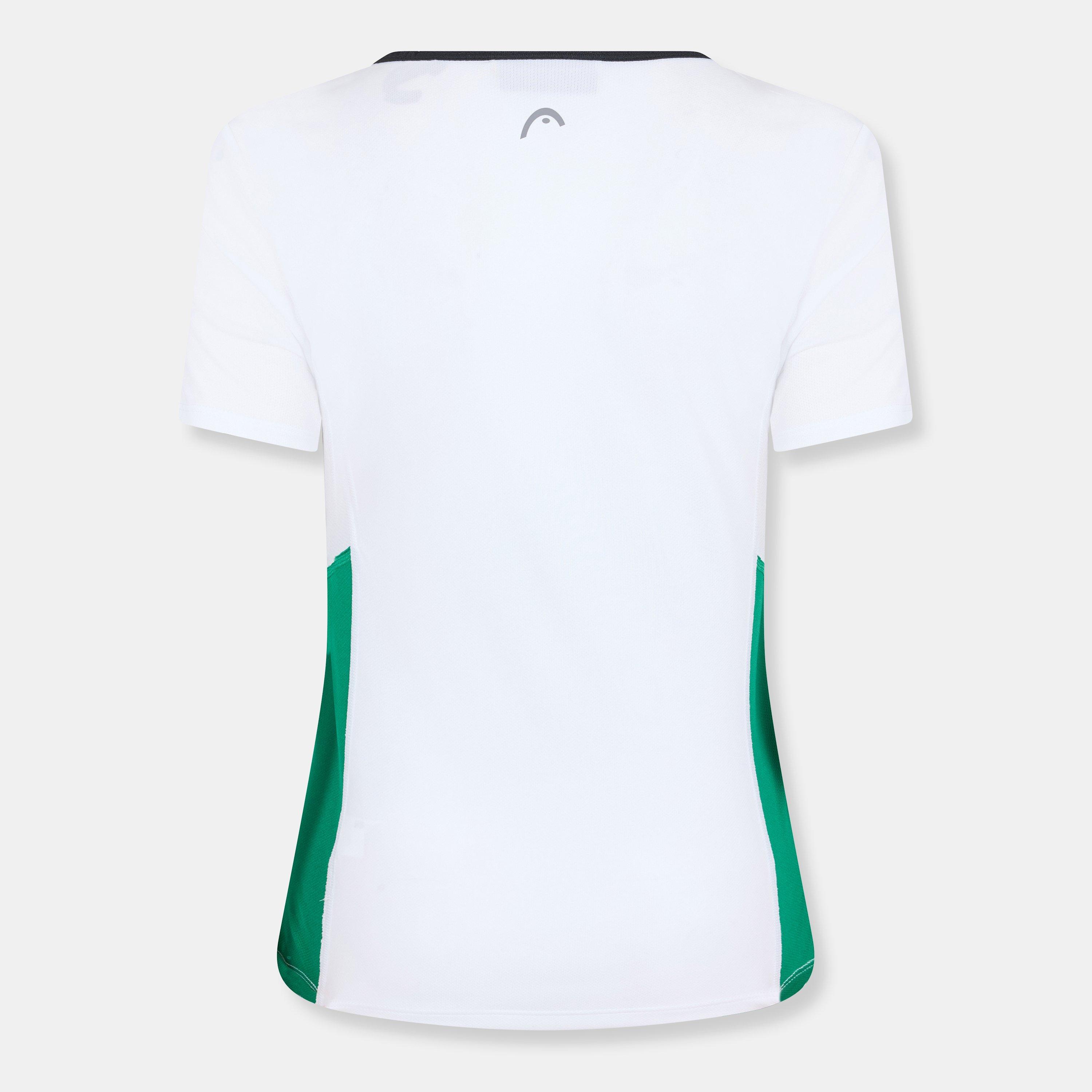 White - HEAD - Women's Club Tech Short Sleeve Performance T-Shirt - 2