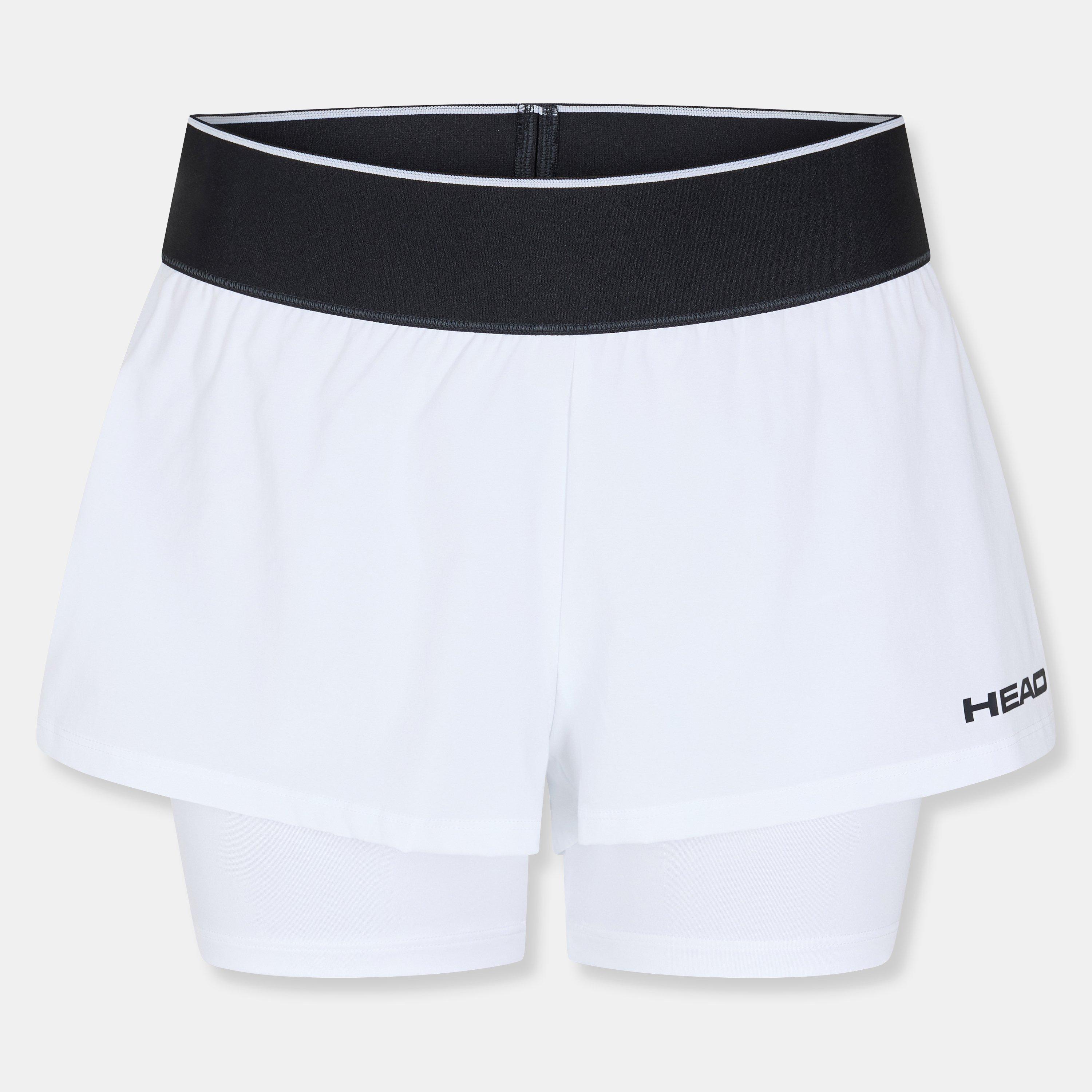 White - HEAD - Women's Dynamic Performance Tennis Shorts - 1