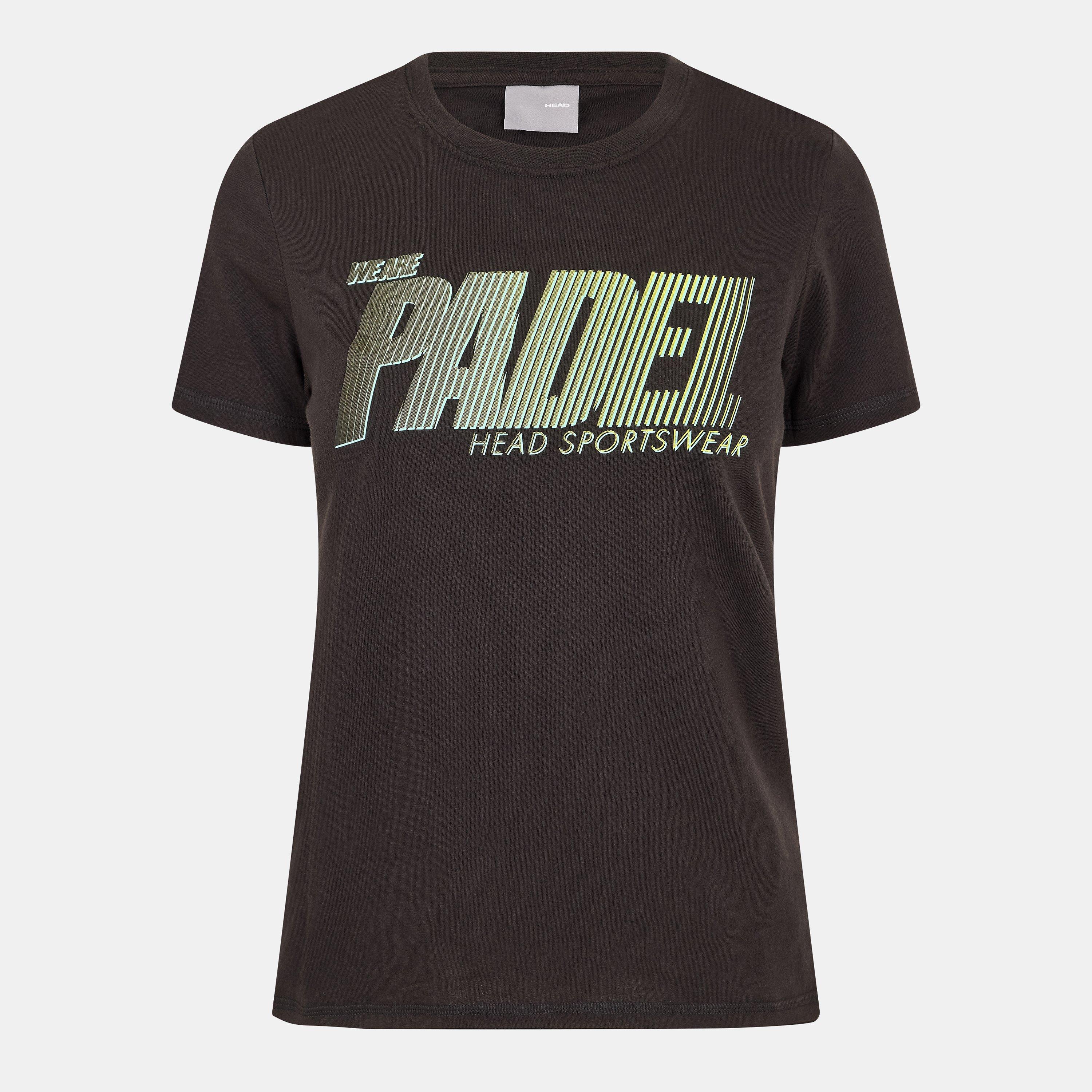 Black - HEAD - Women's Padel Short Sleeve Performance T-Shirt - 1