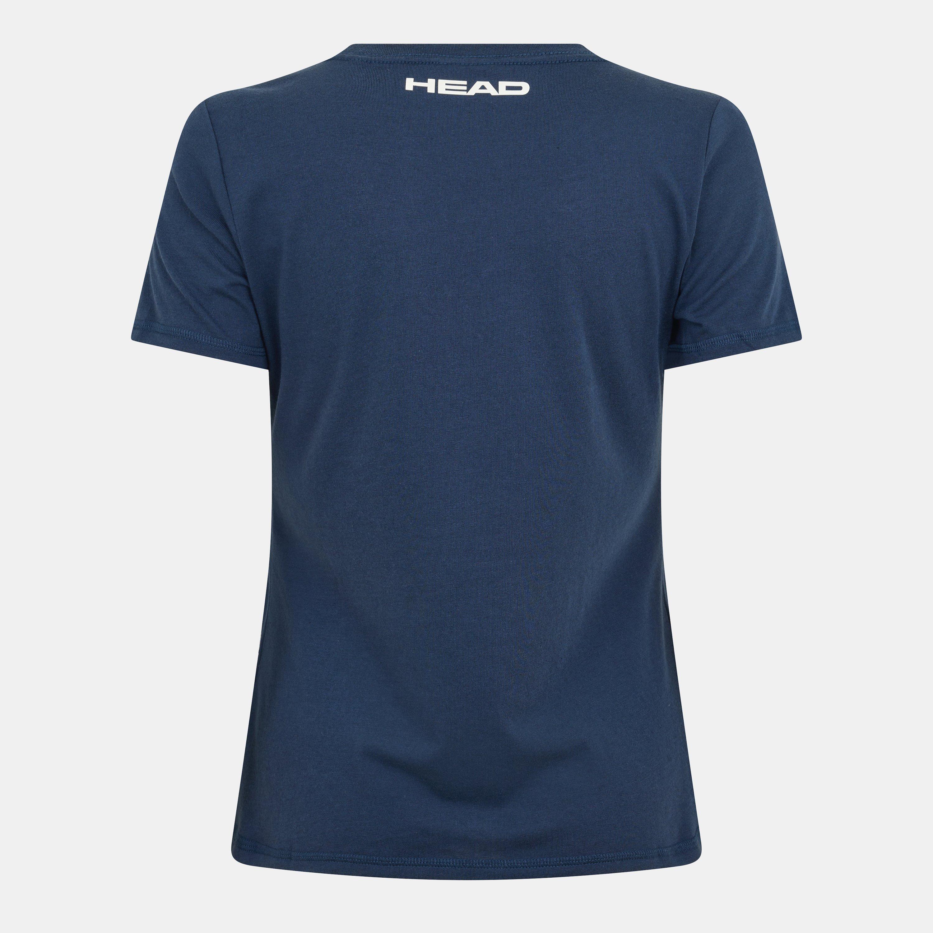 Navy - HEAD - Padel Typo T-Shirt Womens - 2
