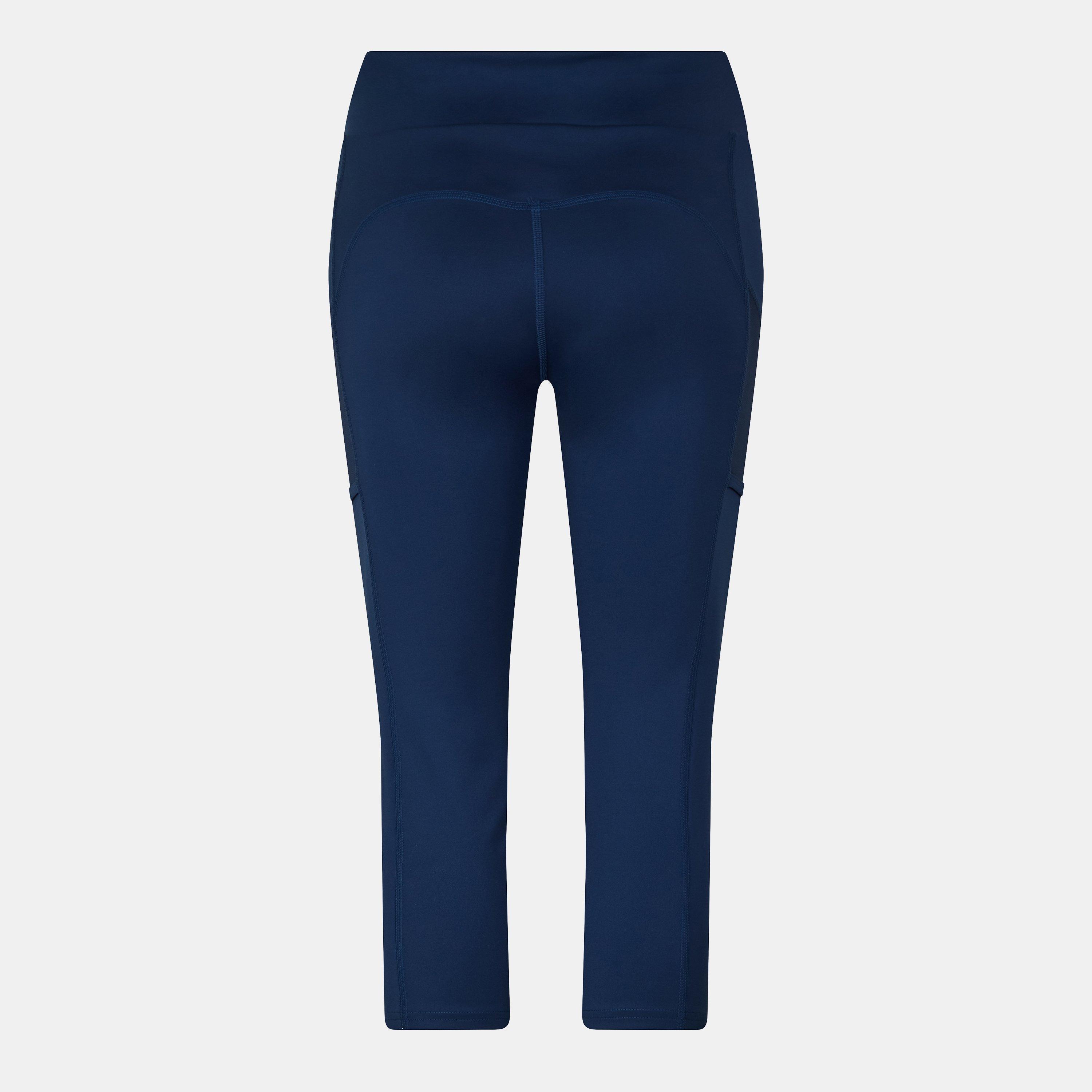 Blue - HEAD - Perf three quarter Tights Womens - 2