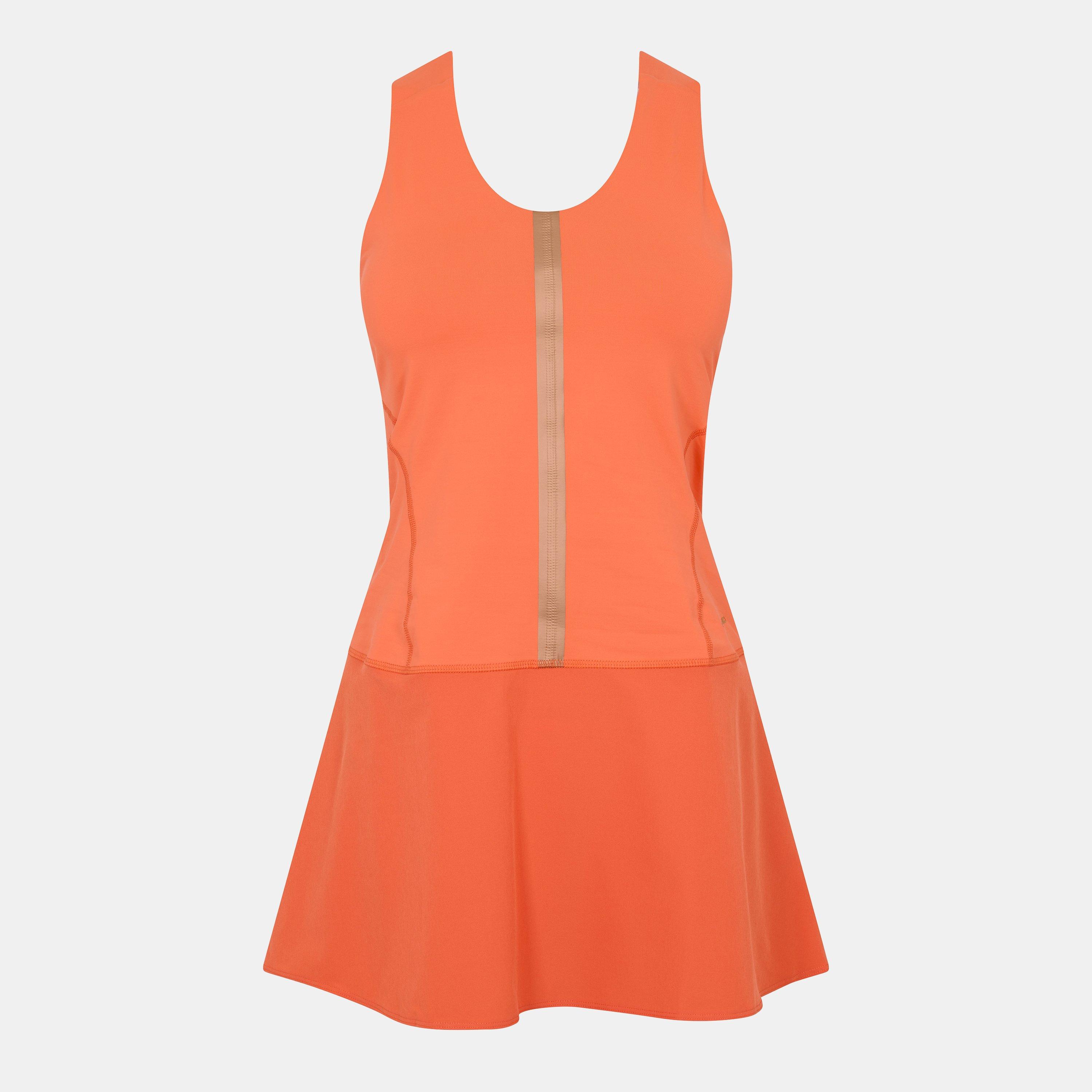 Orange - HEAD - Women's Performance Tennis Dress - 1