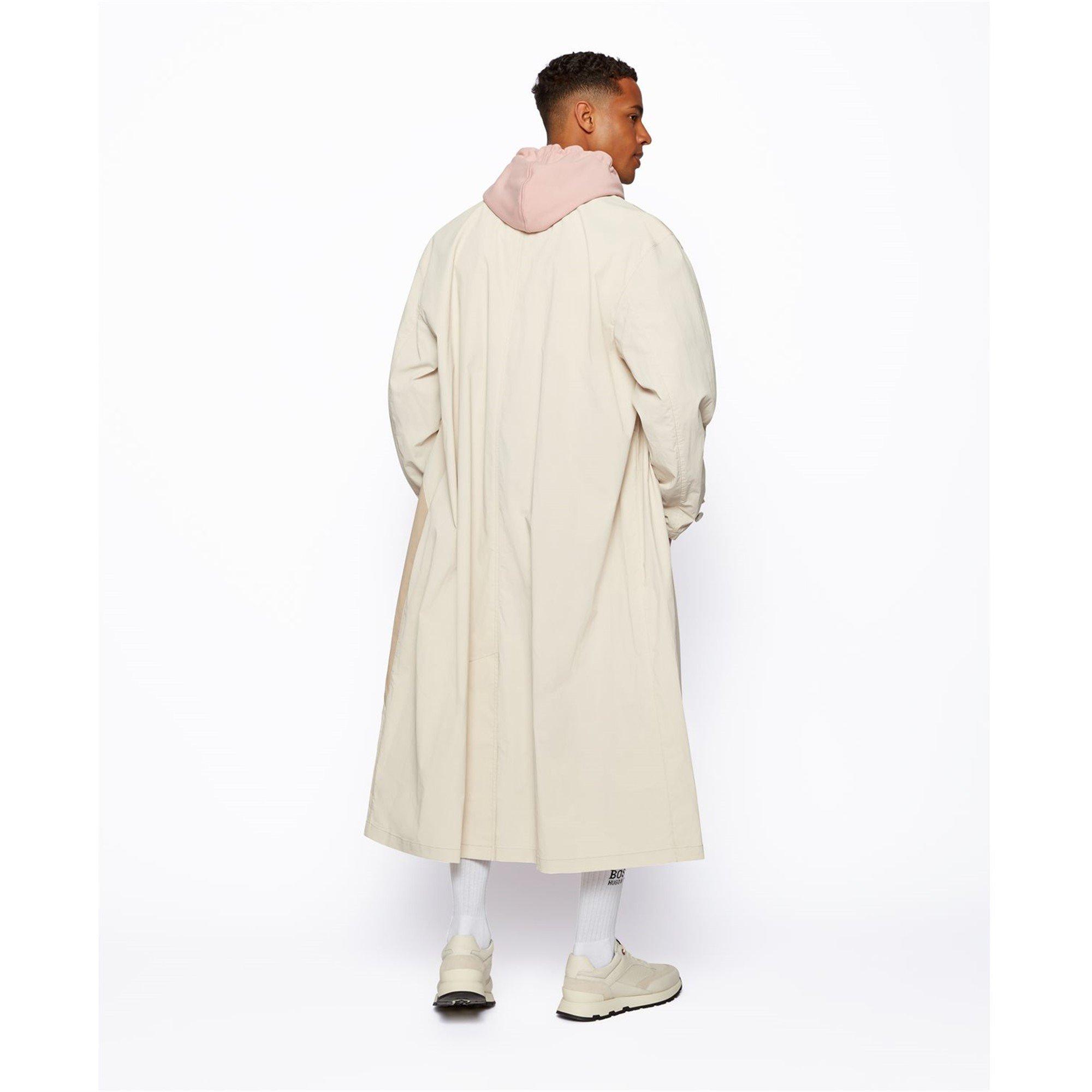 Light Beige - Boss - Men's Dervin  Black Waterproof Parka - 3