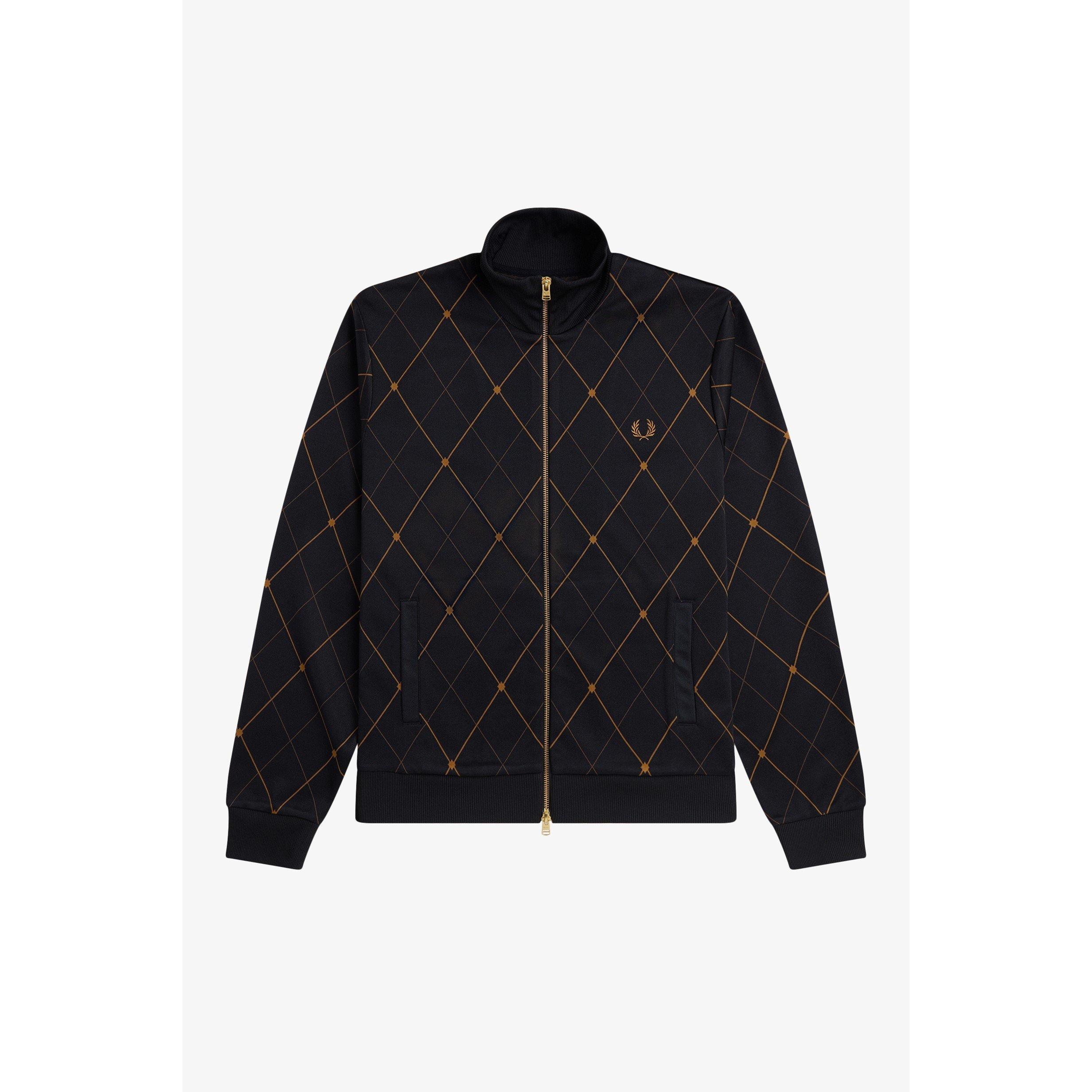 Black 102 - Fred Perry - Men's Poly Tracksuit - 1
