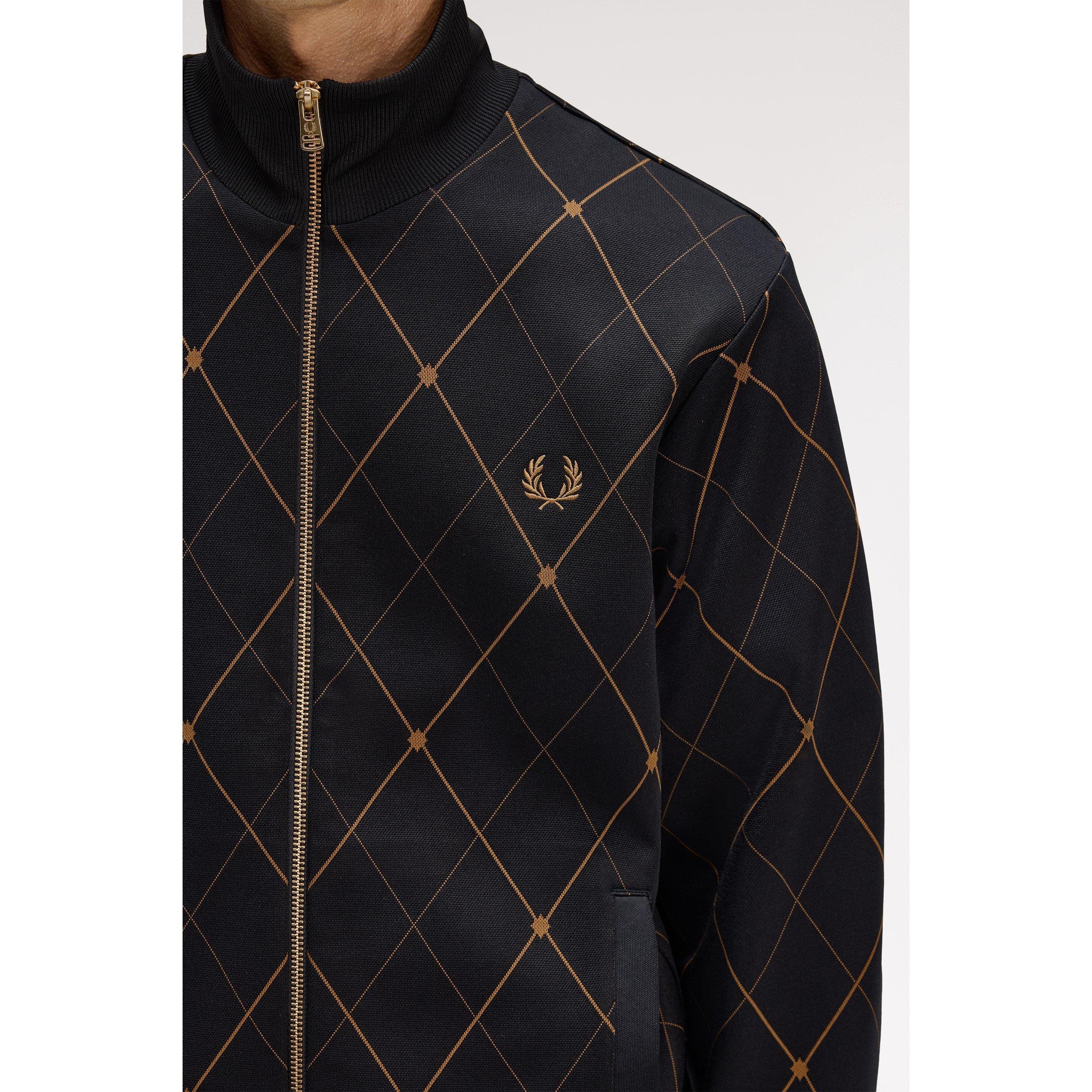 Black 102 - Fred Perry - Men's Poly Tracksuit - 5