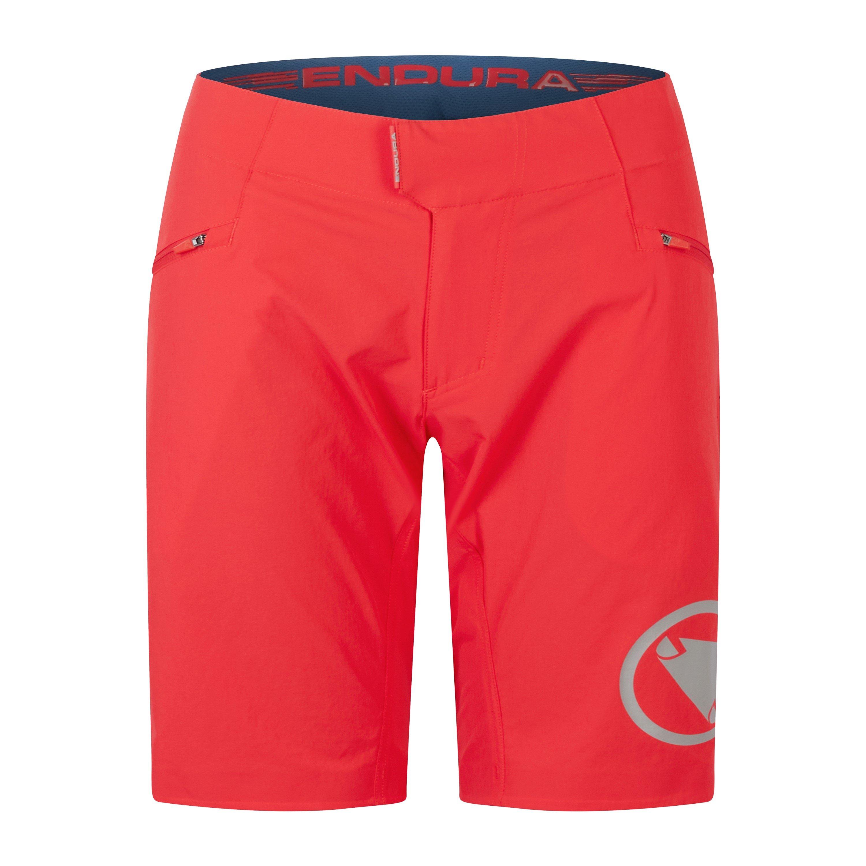 Endura Women's Singletrack Lite Mtb Short - Red Standard - 14 (L)