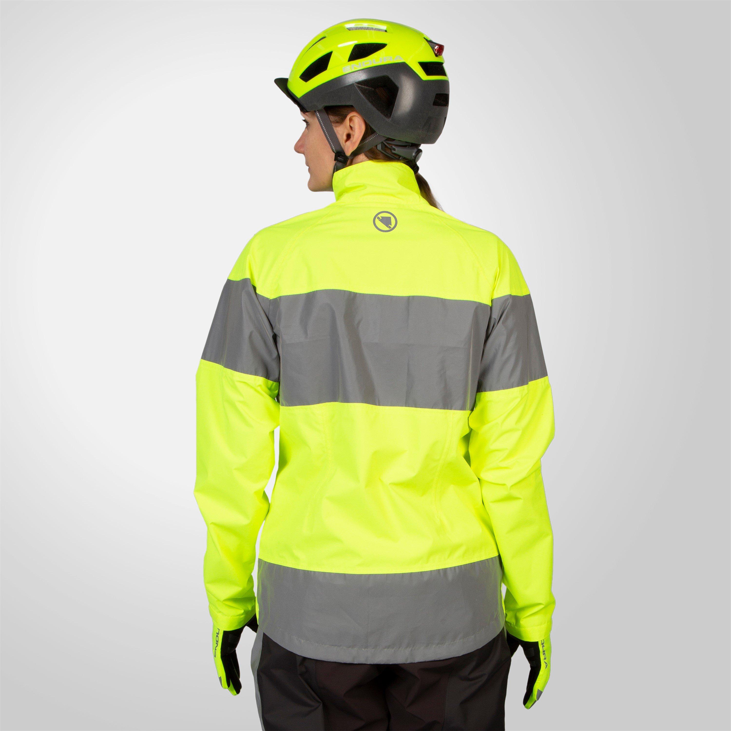 Bright Yellow - Endura - Urban Luminite Waterproof Jacket Ladies - 3