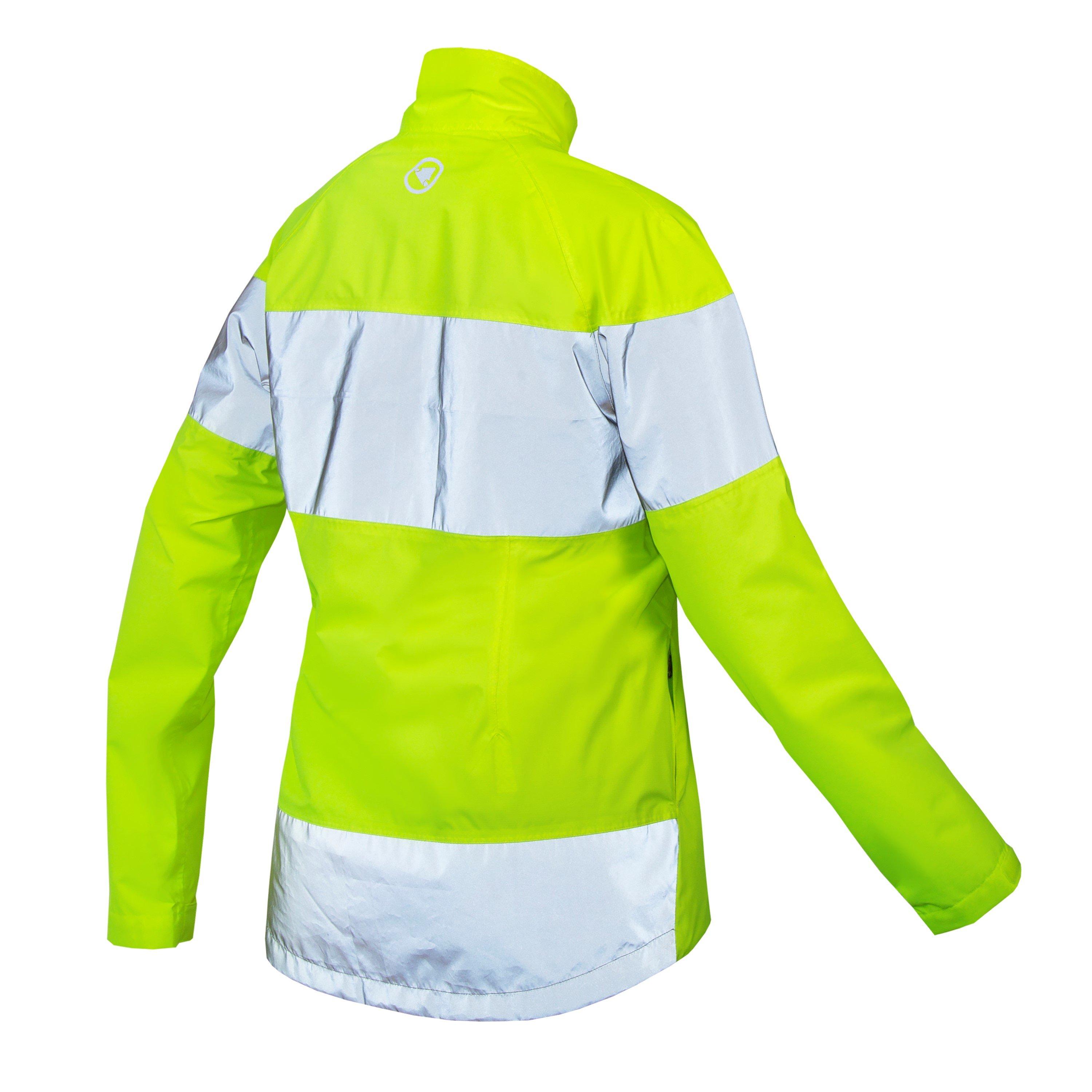 Bright Yellow - Endura - Urban Luminite Waterproof Jacket Ladies - 4