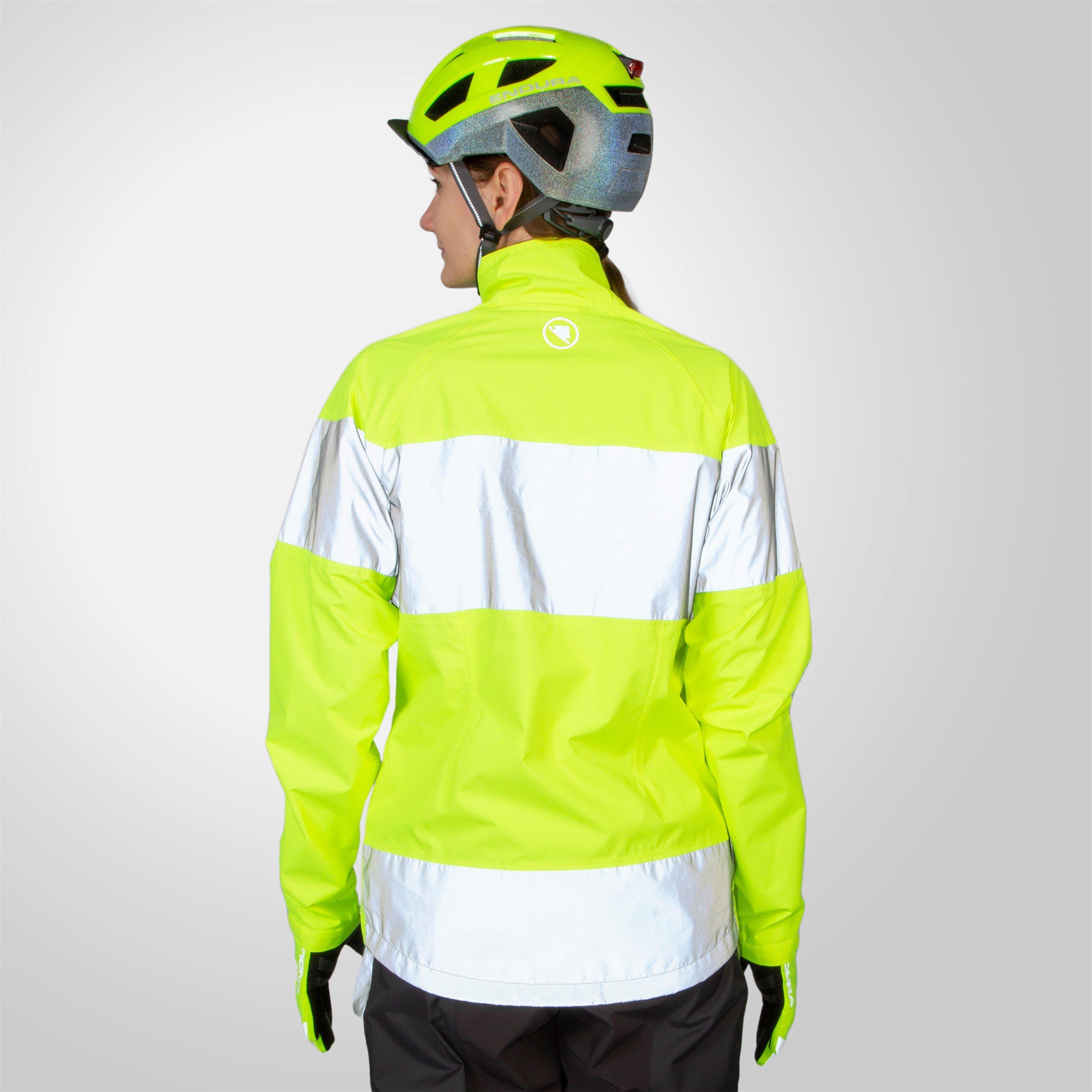 Bright Yellow - Endura - Urban Luminite Waterproof Jacket Ladies - 6