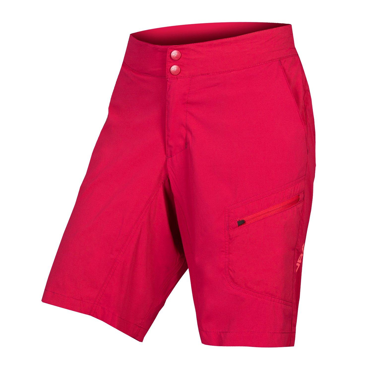 Endura Women's Hummvee Lite Shorts (With Liner) - Berry - 8 (XS)