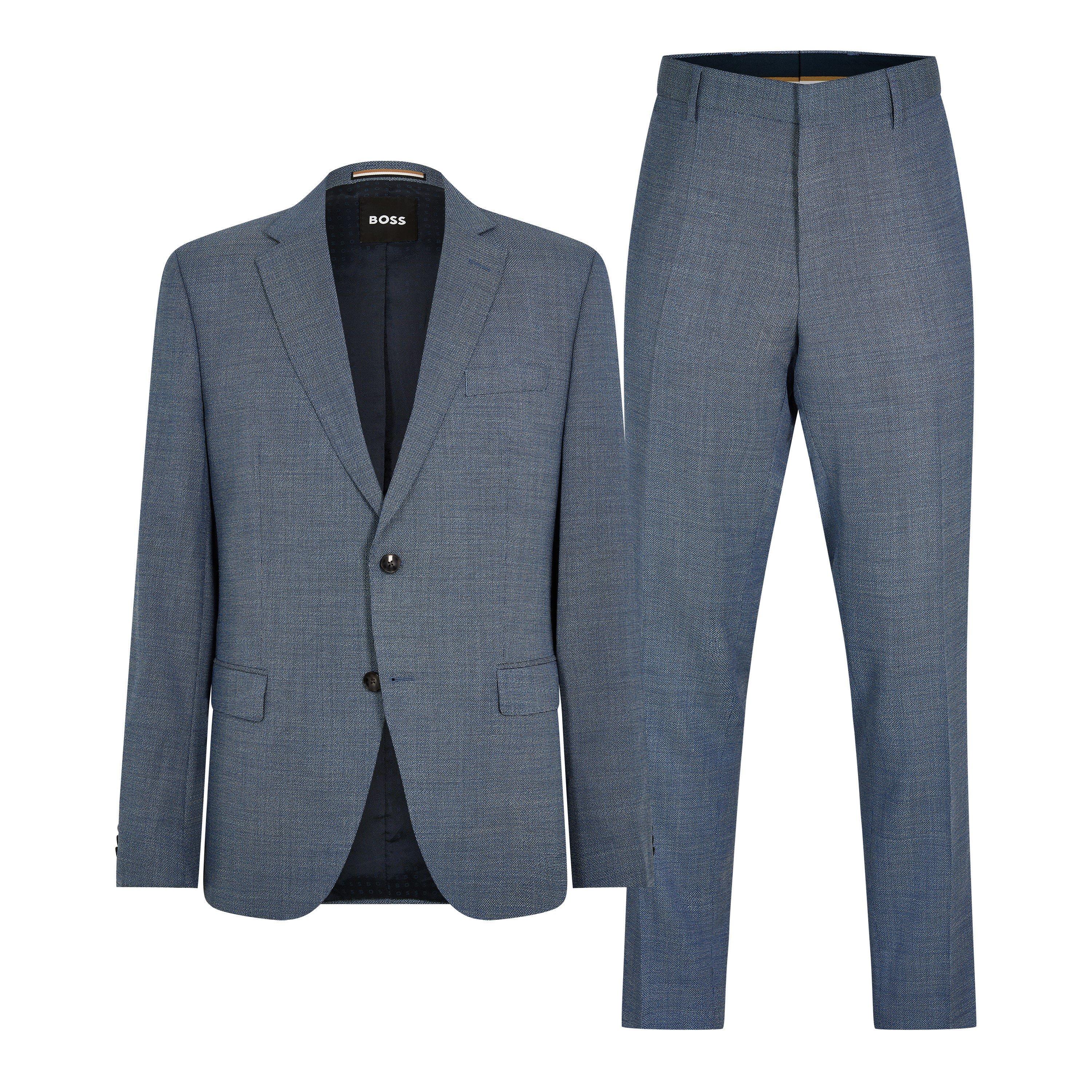 Boss Men's Huge Suit - Medium Blue - 36 (46)