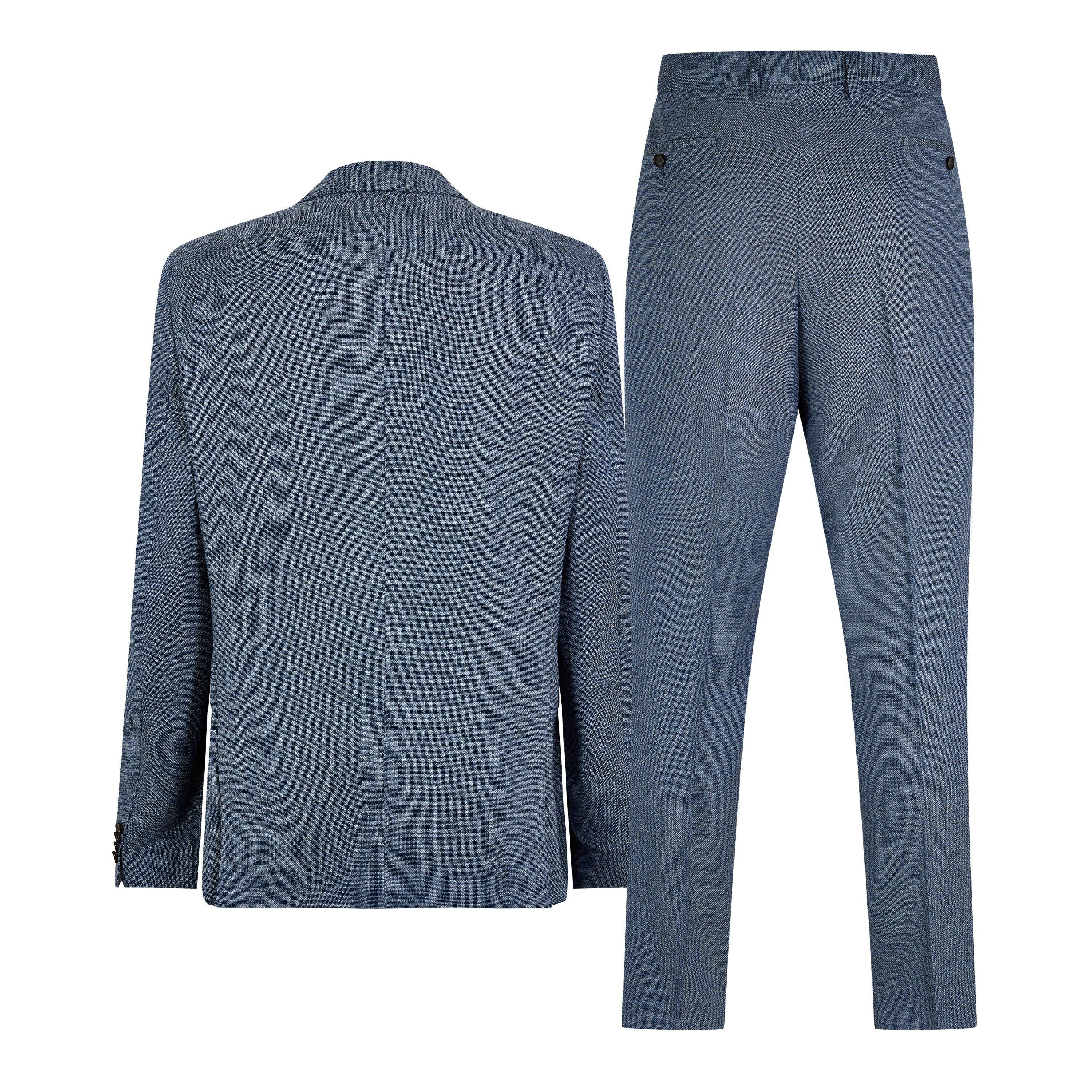 Medium Blue - Boss - H-Huge-3pcs-232 10259494 01 Suit Mens - 2