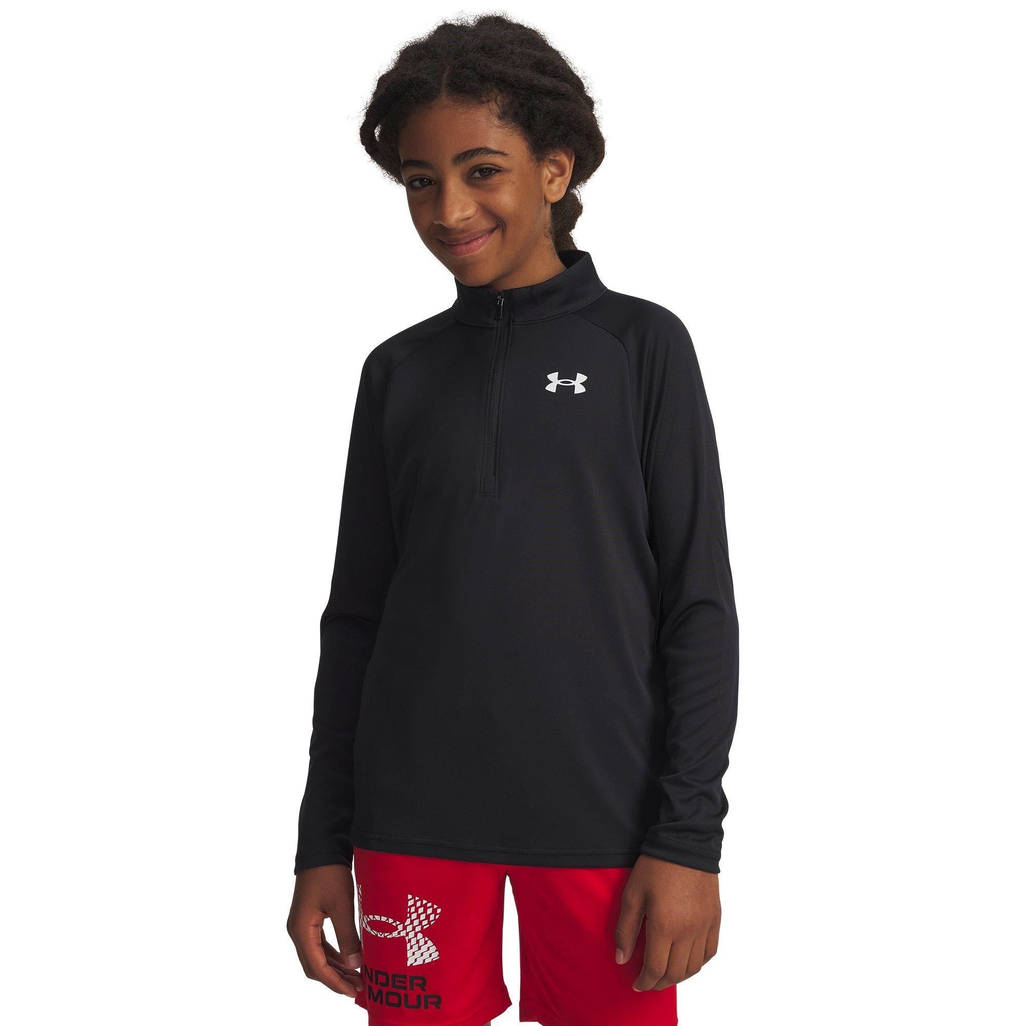 Black/White - Under Armour - Tech™ 2.0 ½ Zip Juniors - 3