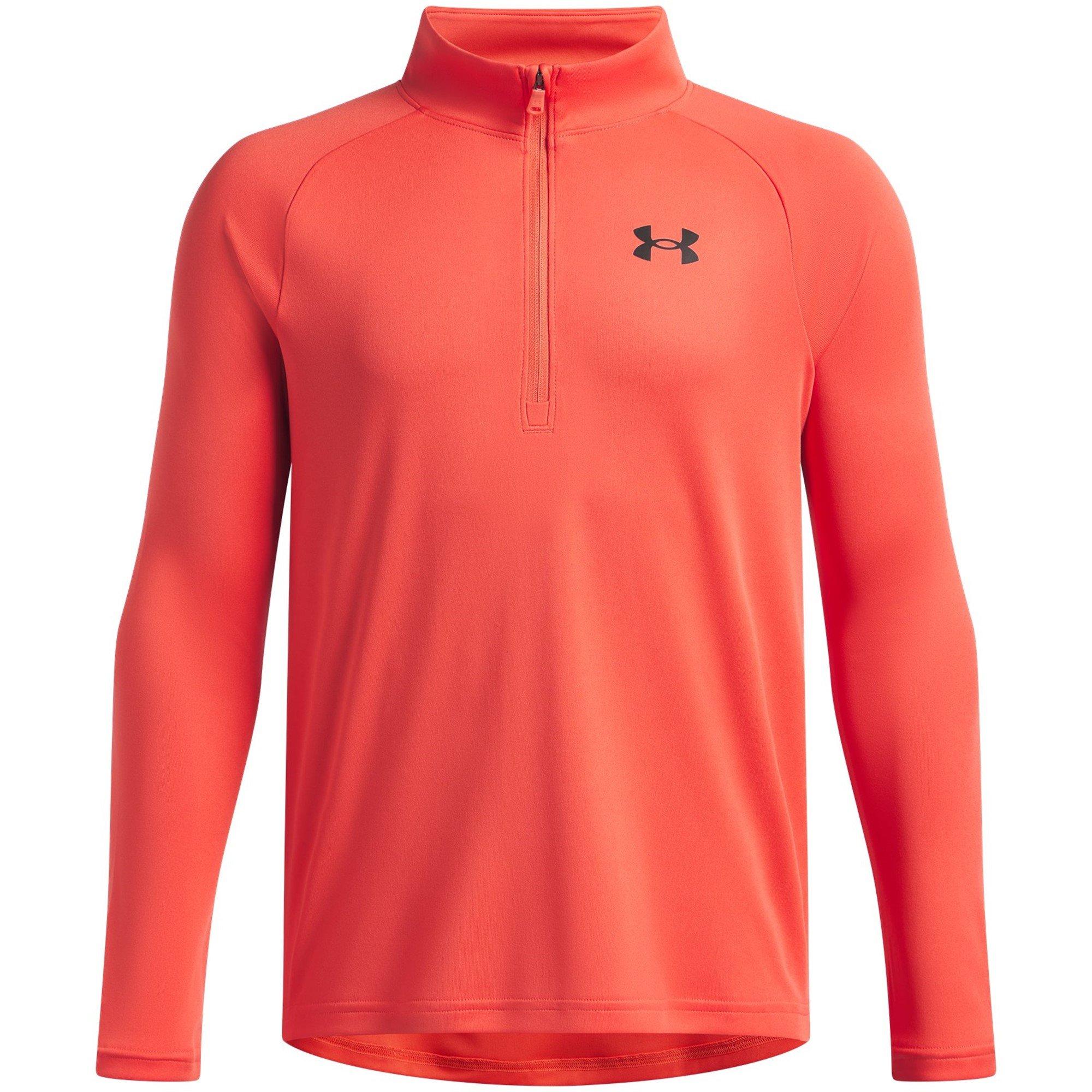Under Armour Boys Tech™ 2.0 ½ Zip Juniors - Venom Red/Black - 13 Years (XL)