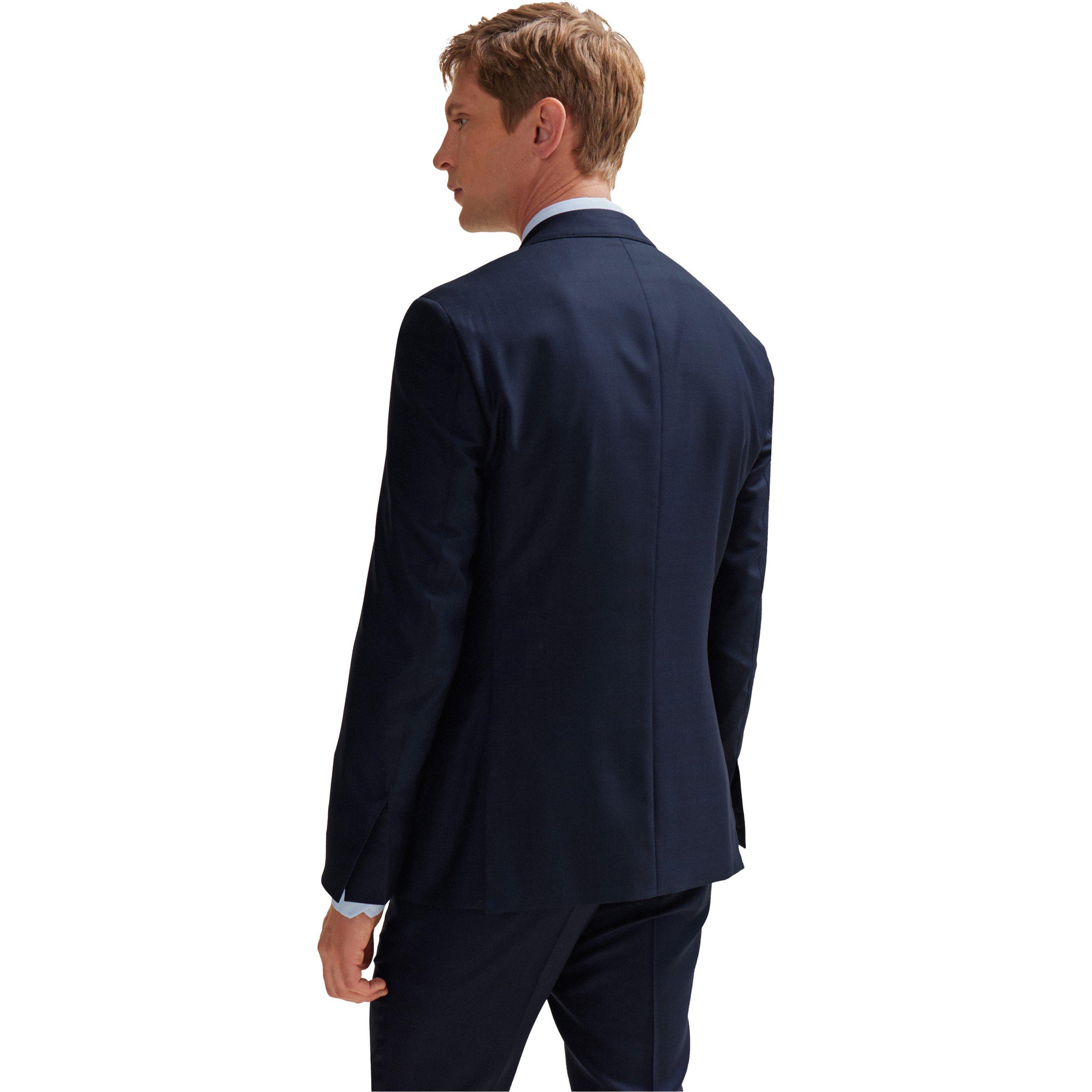 Dark Blue - Boss - L-Harvers 3-Piece Suit - 3