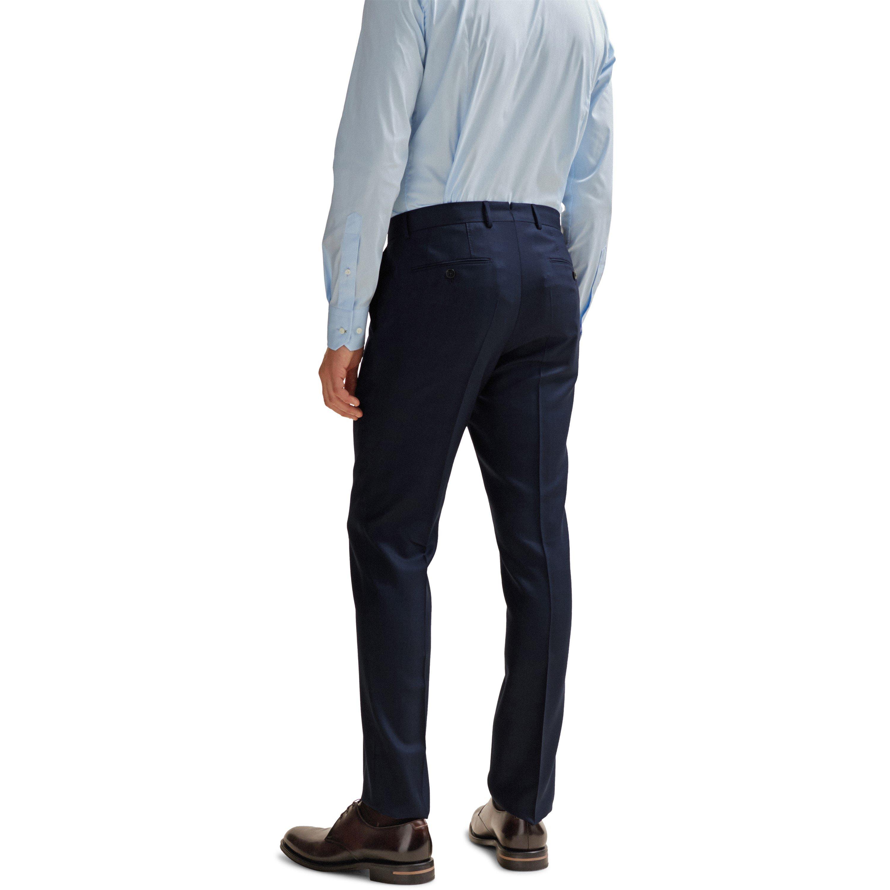 Dark Blue - Boss - L-Harvers 3-Piece Suit - 7