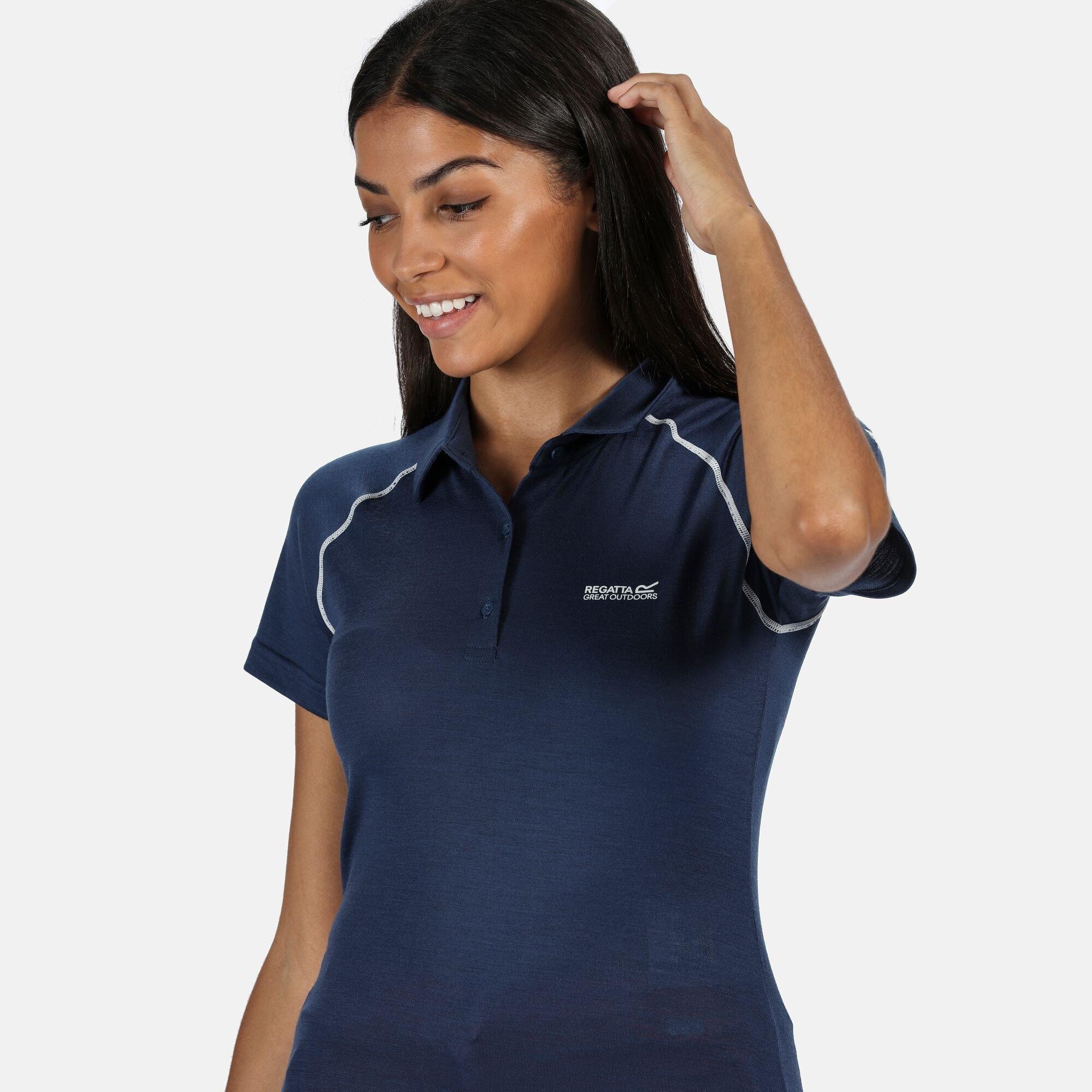 Dark Denim - Regatta - Women's Kalter Regular Fit T-Shirt - 15