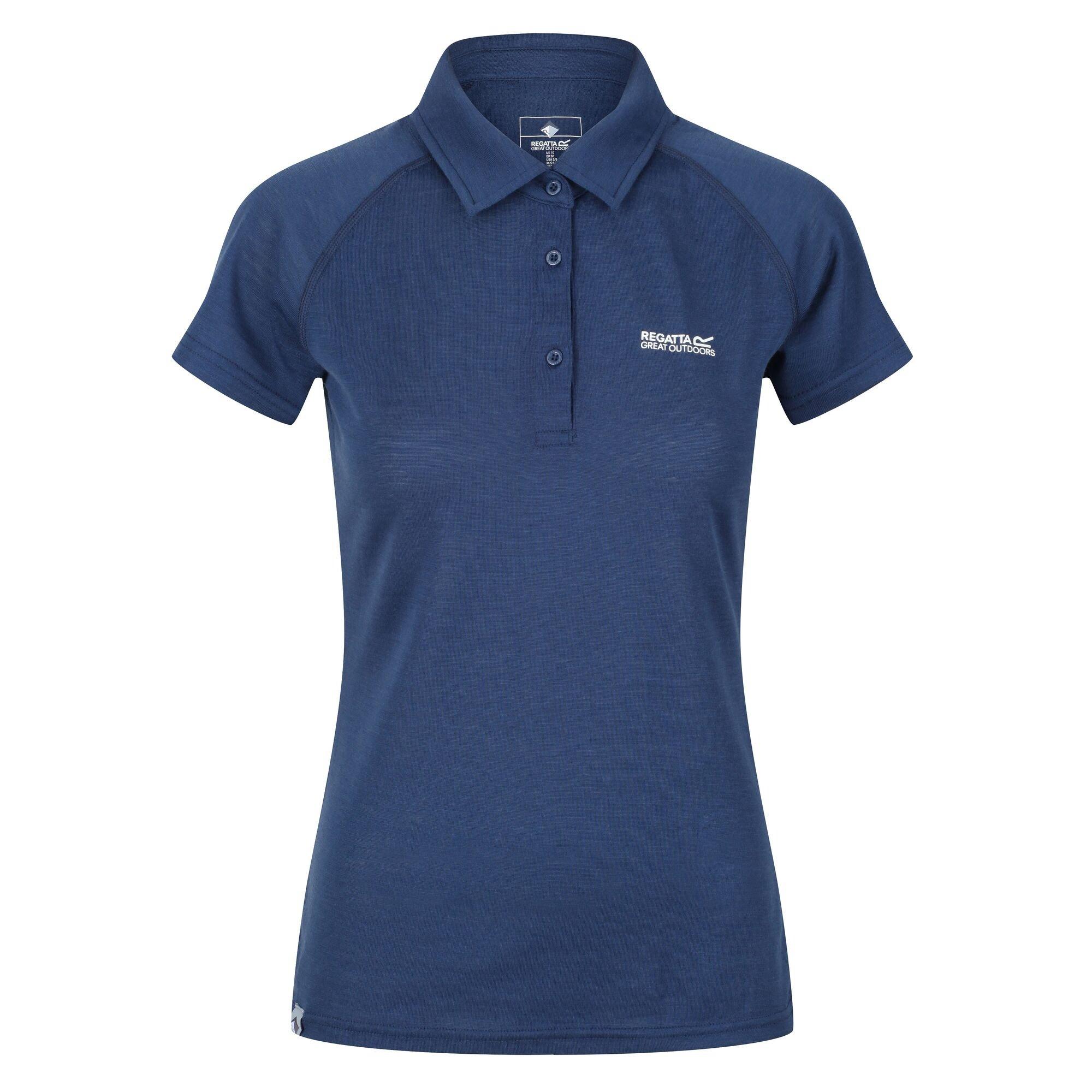 Dark Denim - Regatta - Women's Kalter Regular Fit T-Shirt - 16