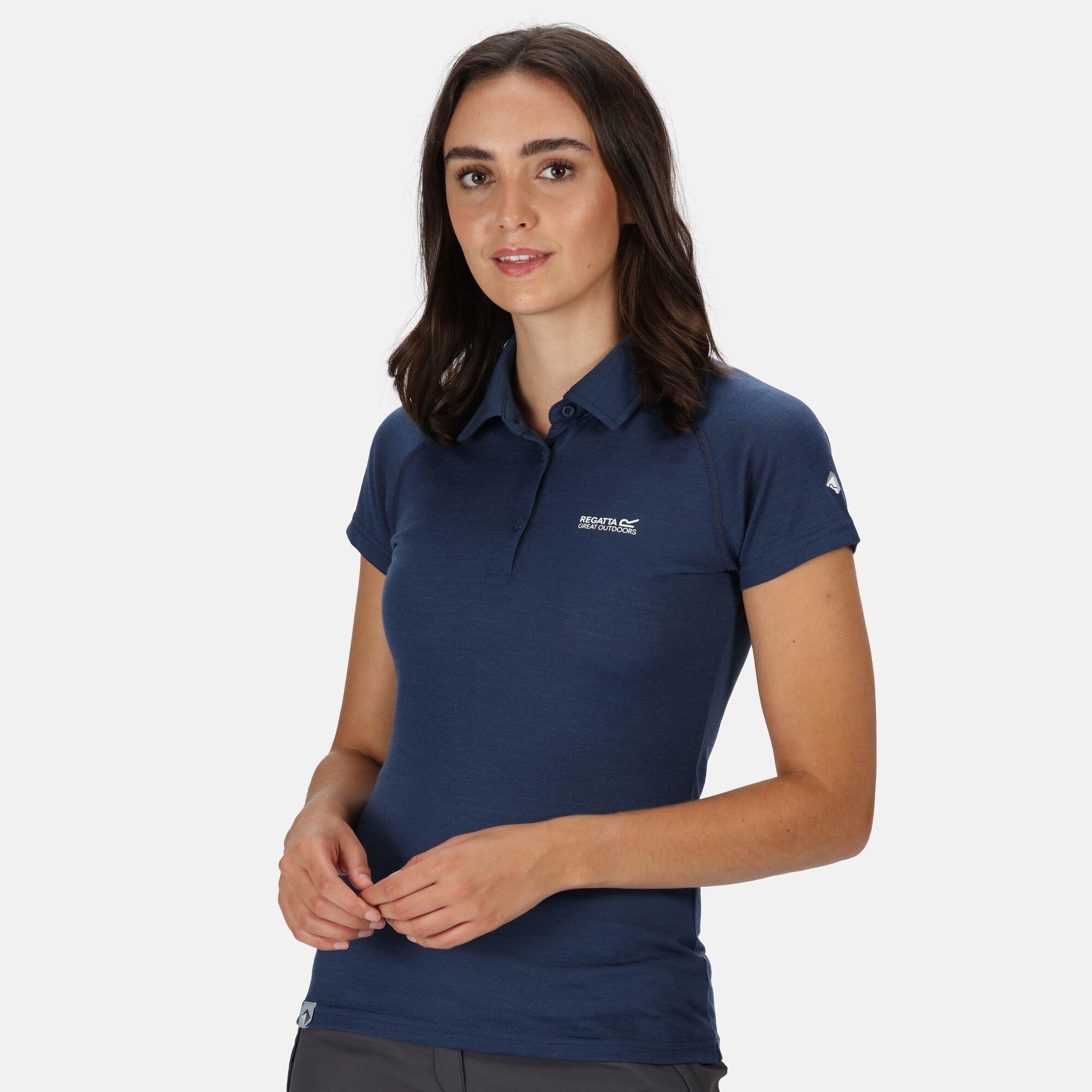 Dark Denim - Regatta - Women's Kalter Regular Fit T-Shirt - 3