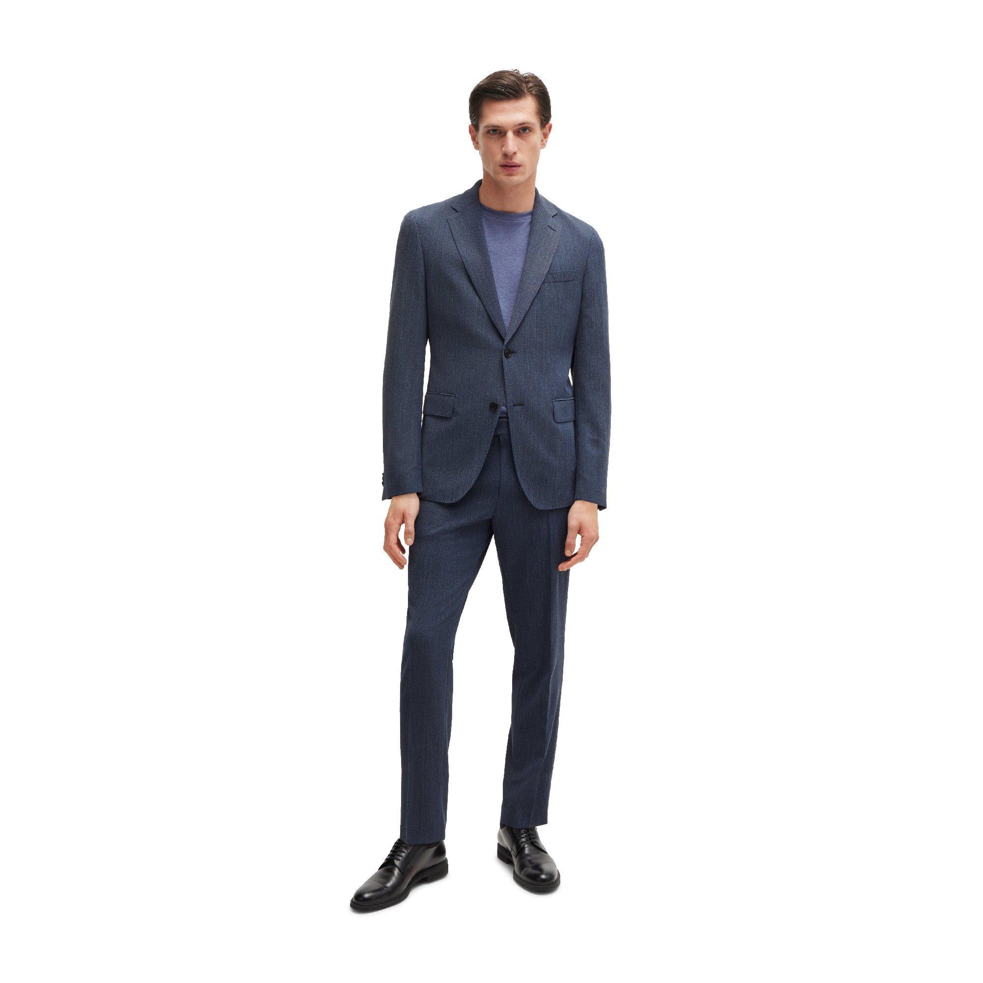 Dark Blue - Boss - Men's P Huge Suit - 6