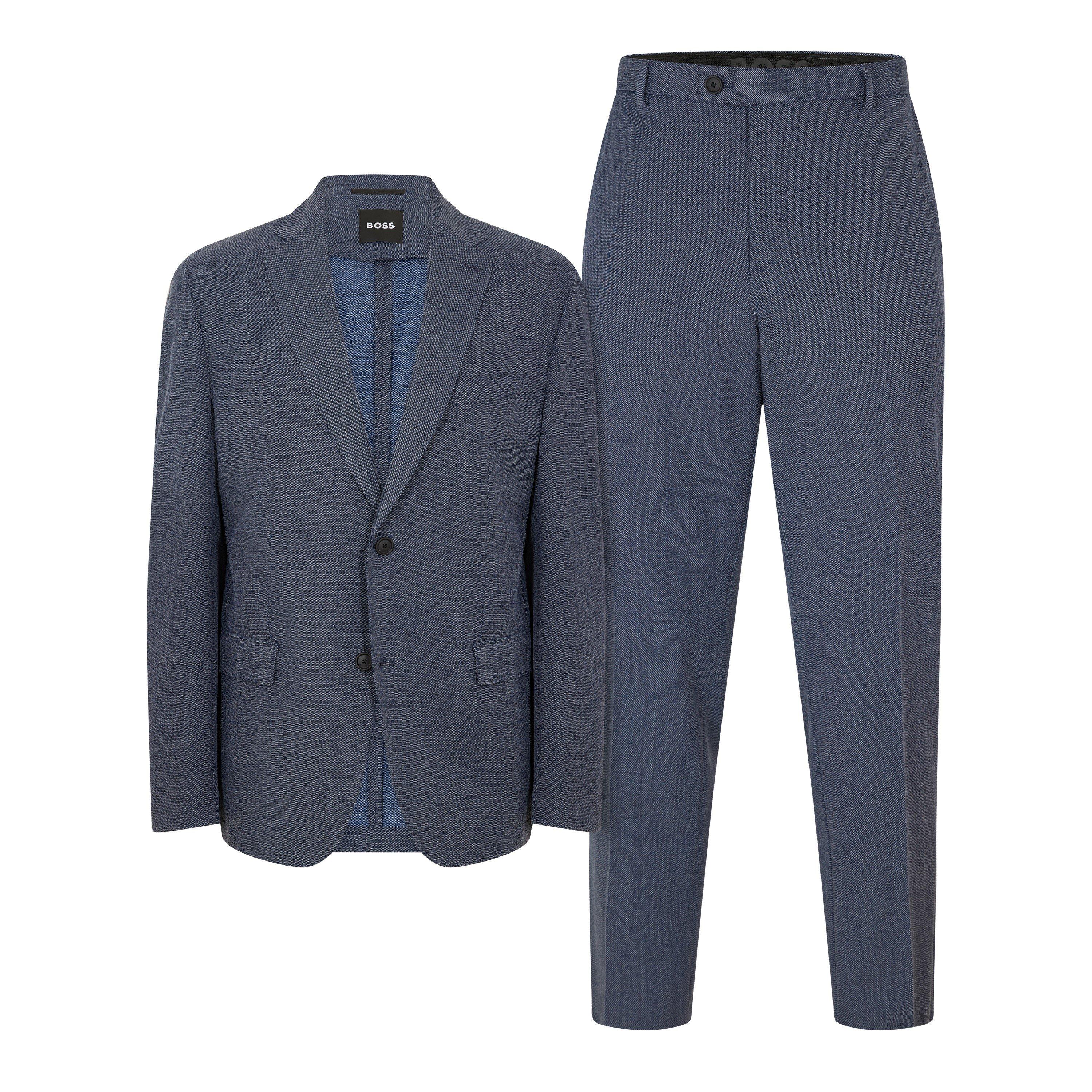 Dark Blue - Boss - Men's P Huge Suit - 1