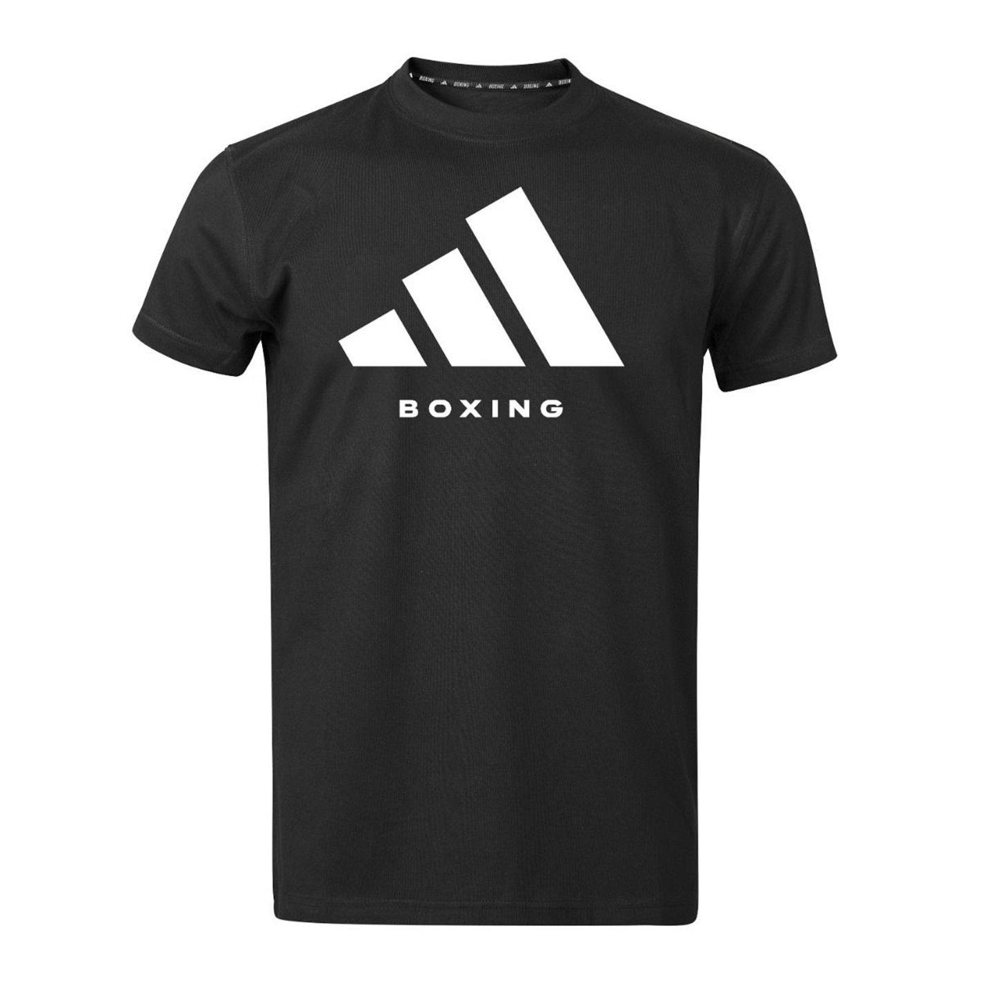 Black - adidas - Unisex Adults Boxing Crew Neck T-Shirt - 1