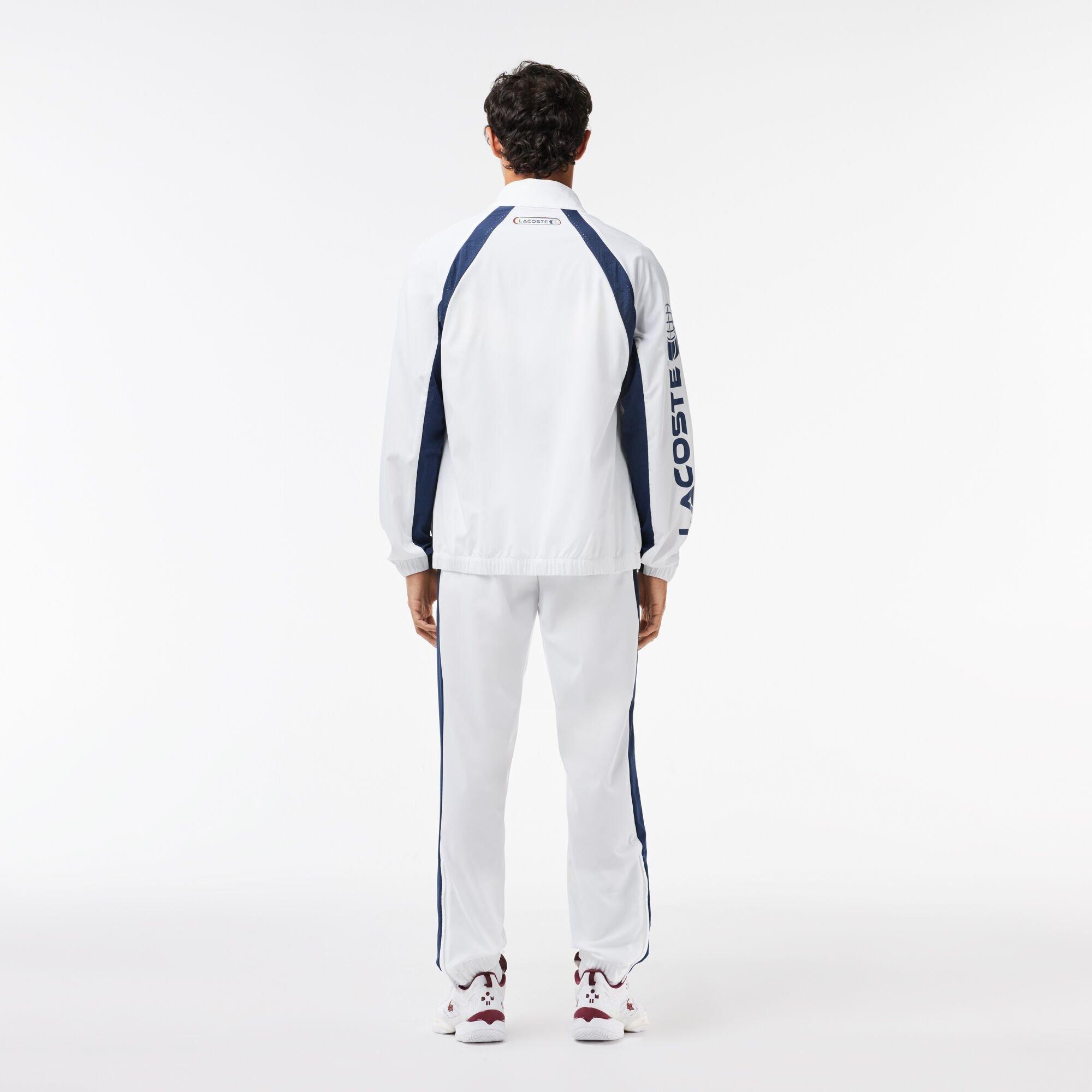 White/Limeira - Lacoste - Men's Tennis x Daniil Medvedev Poly Tracksuit - 3