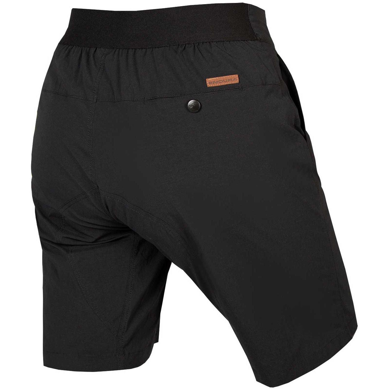 Negro - Endura - Hummvee Lite Womens Short with Liner - 2