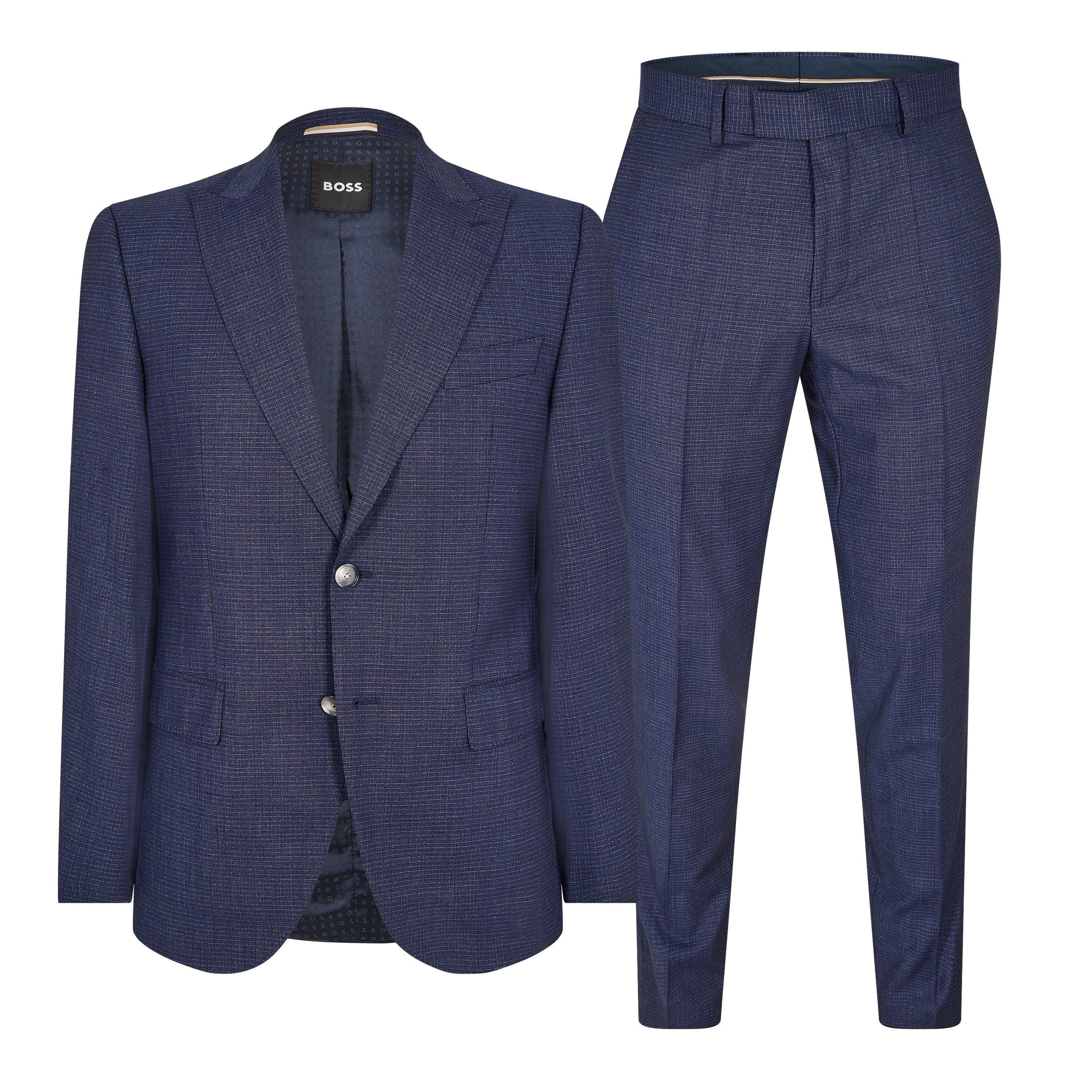 Boss Men's H Jeckson Suit - Dark Blue - 42L (52L)