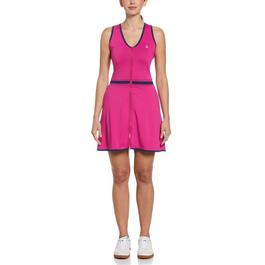 Original Penguin OP V Neck Tennis Dress Womens