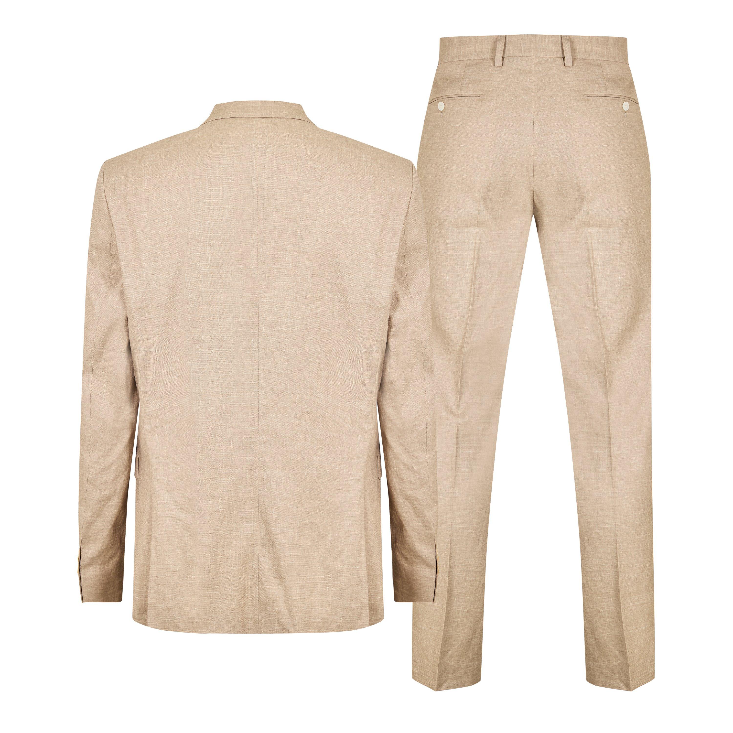Light Beige - Boss - H-Jeckson-2pcs-224 10271207 01 Suit Mens - 2