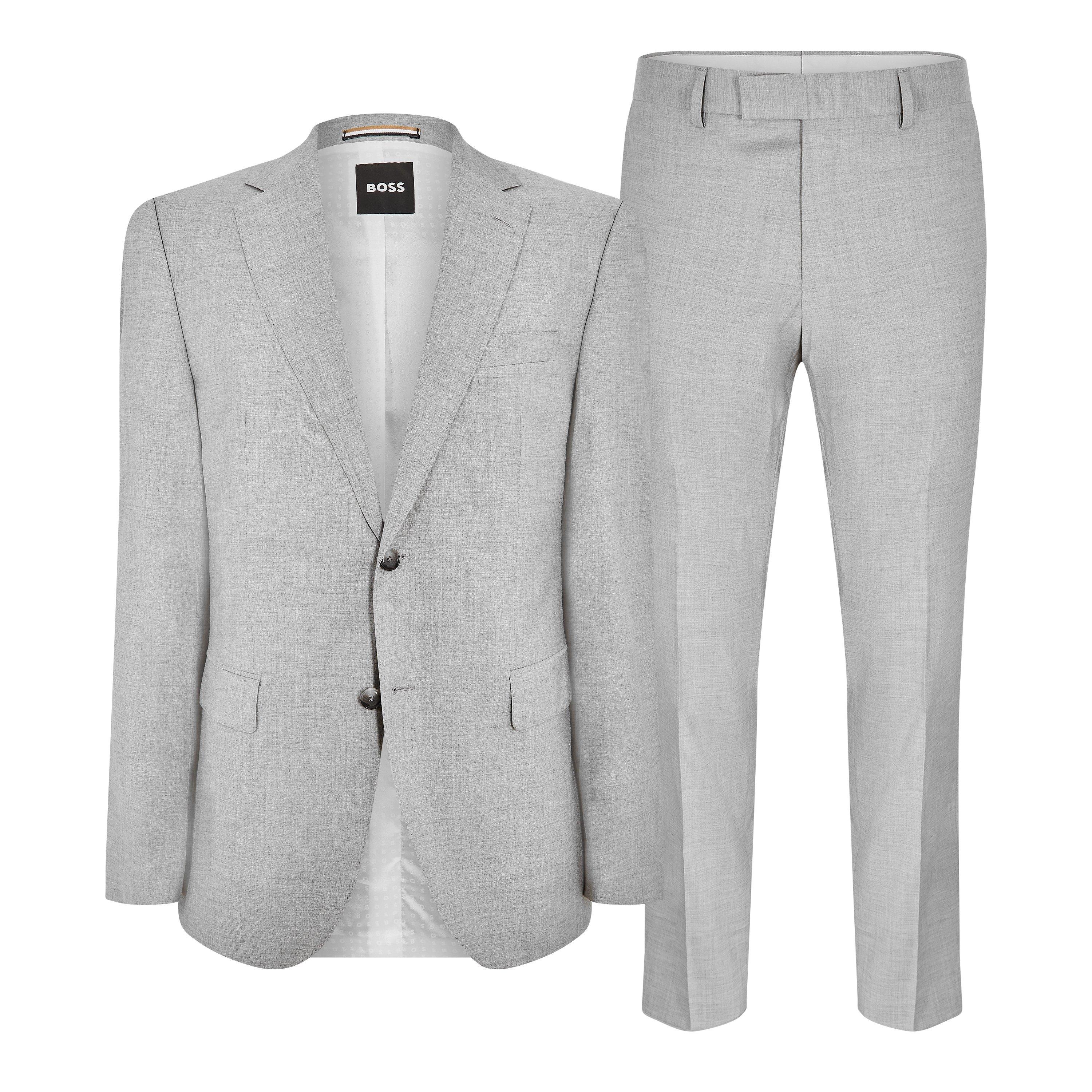 Boss Men's Jeckson Suit - Silver - 44 (54)
