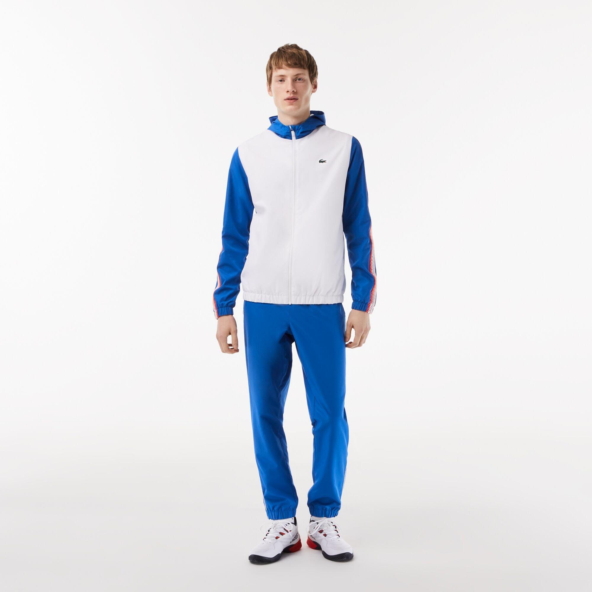 Men's Colour Block Poly Tracksuit