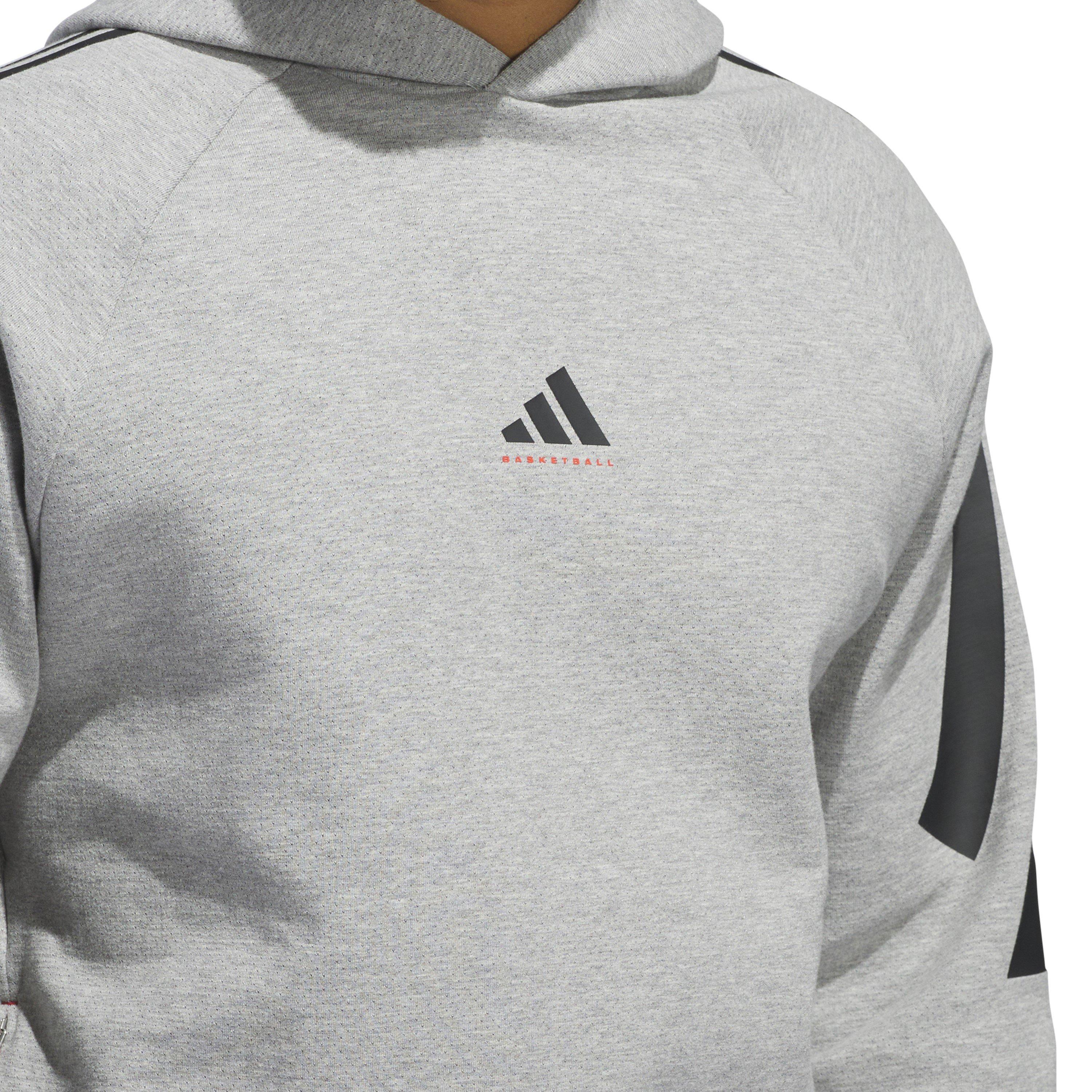 Medium Grey - adidas - Adi Bb Pk Hoody Mens - 8
