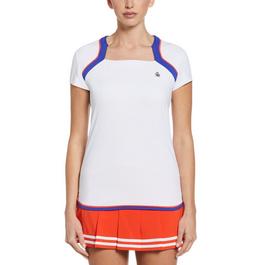 Original Penguin Short Sleeve Round Neckline Womens