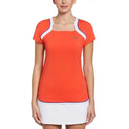 Original Penguin Short Sleeve Round Neckline Womens