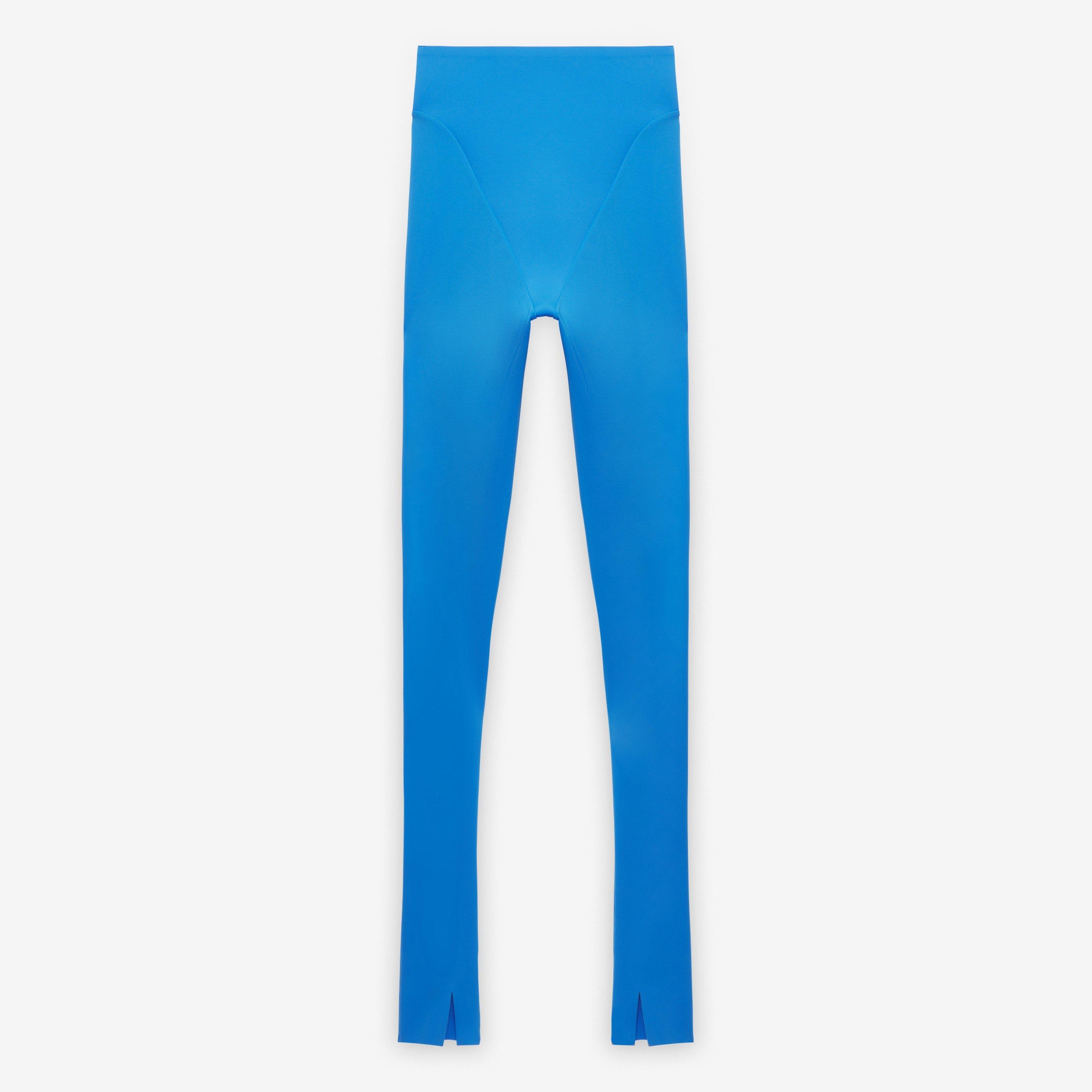 Blue Rush - adidas - Women's Athletic Tight Basketball Shorts - 2