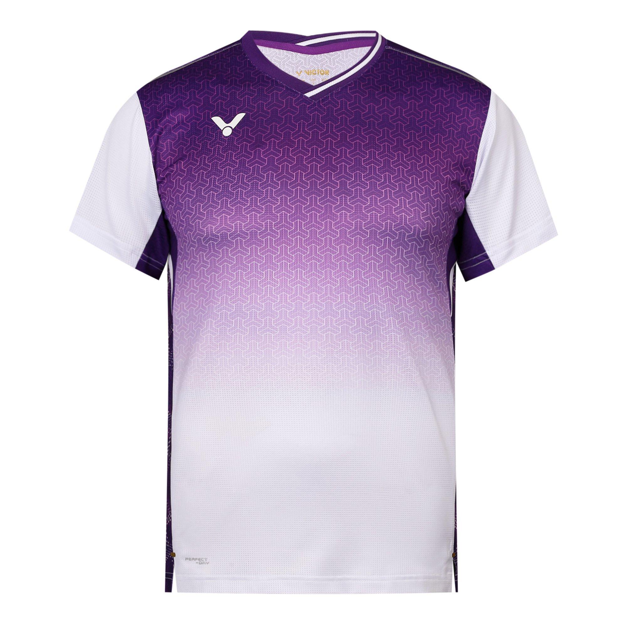Purple - Victor - Men's Tournament Jersey Short Sleeve Performance T-Shirt - 1