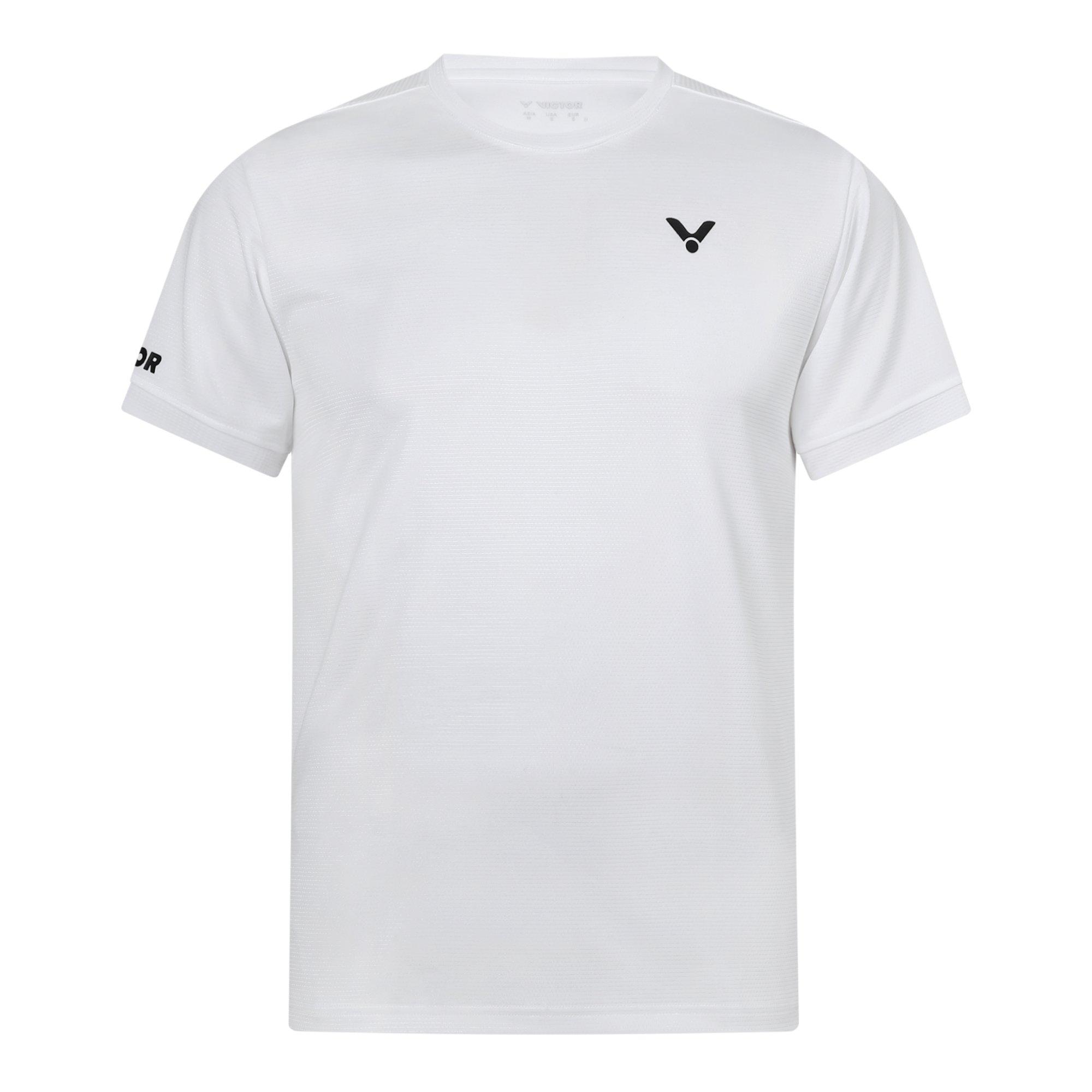 White - Victor - Men's S Logo Short Sleeve Performance T-Shirt - 1