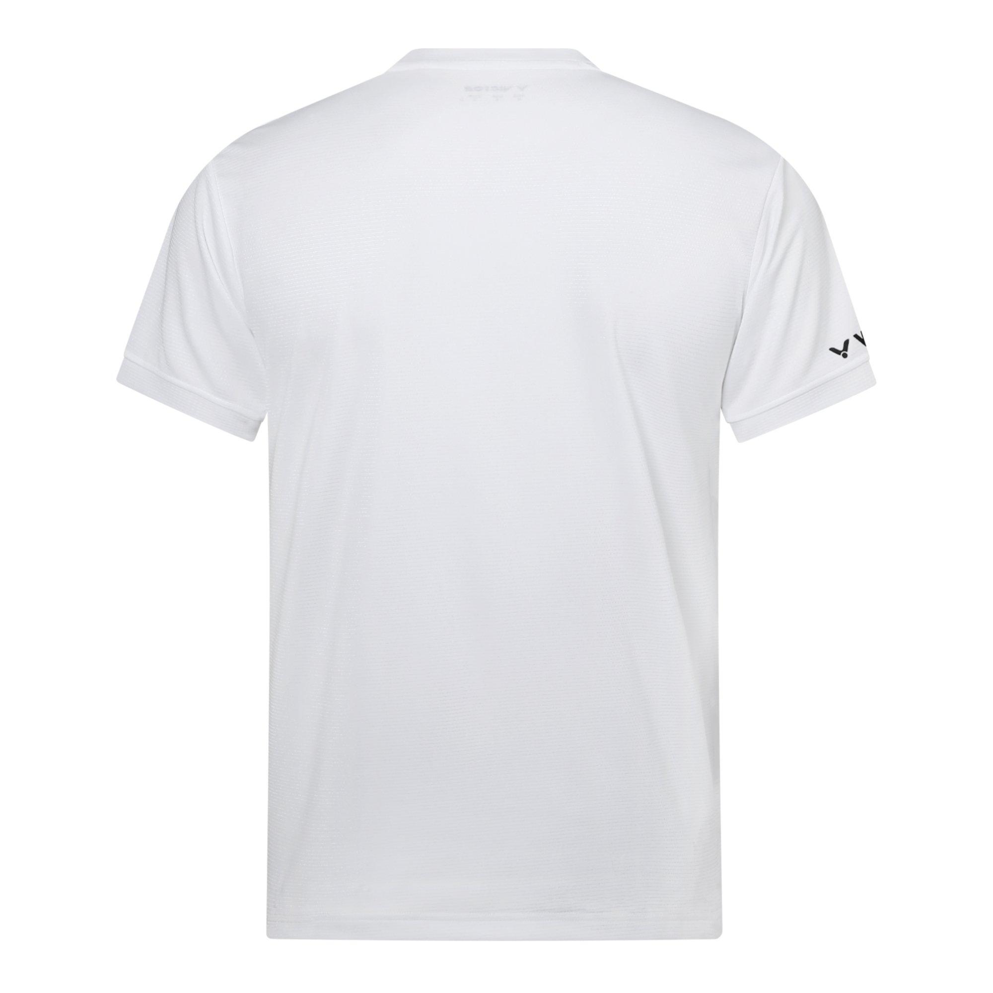 White - Victor - Men's S Logo Short Sleeve Performance T-Shirt - 2