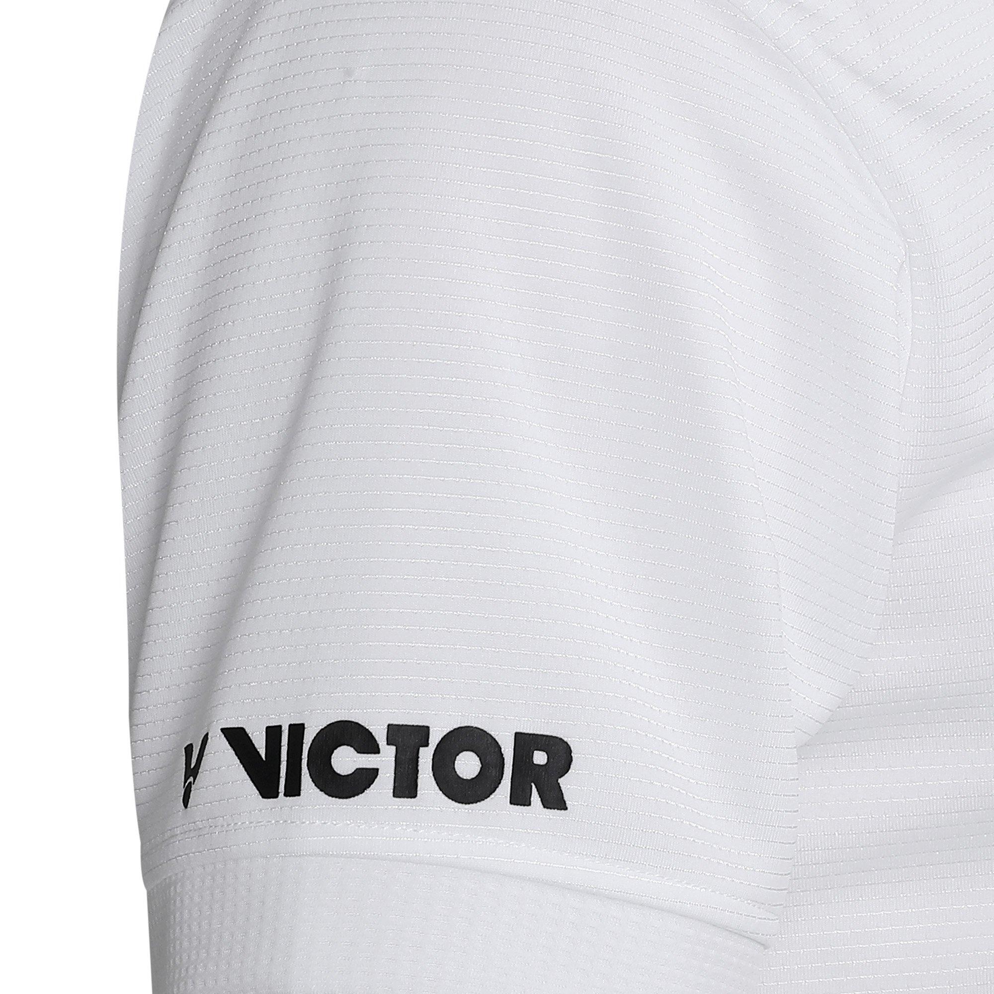 White - Victor - Men's S Logo Short Sleeve Performance T-Shirt - 4