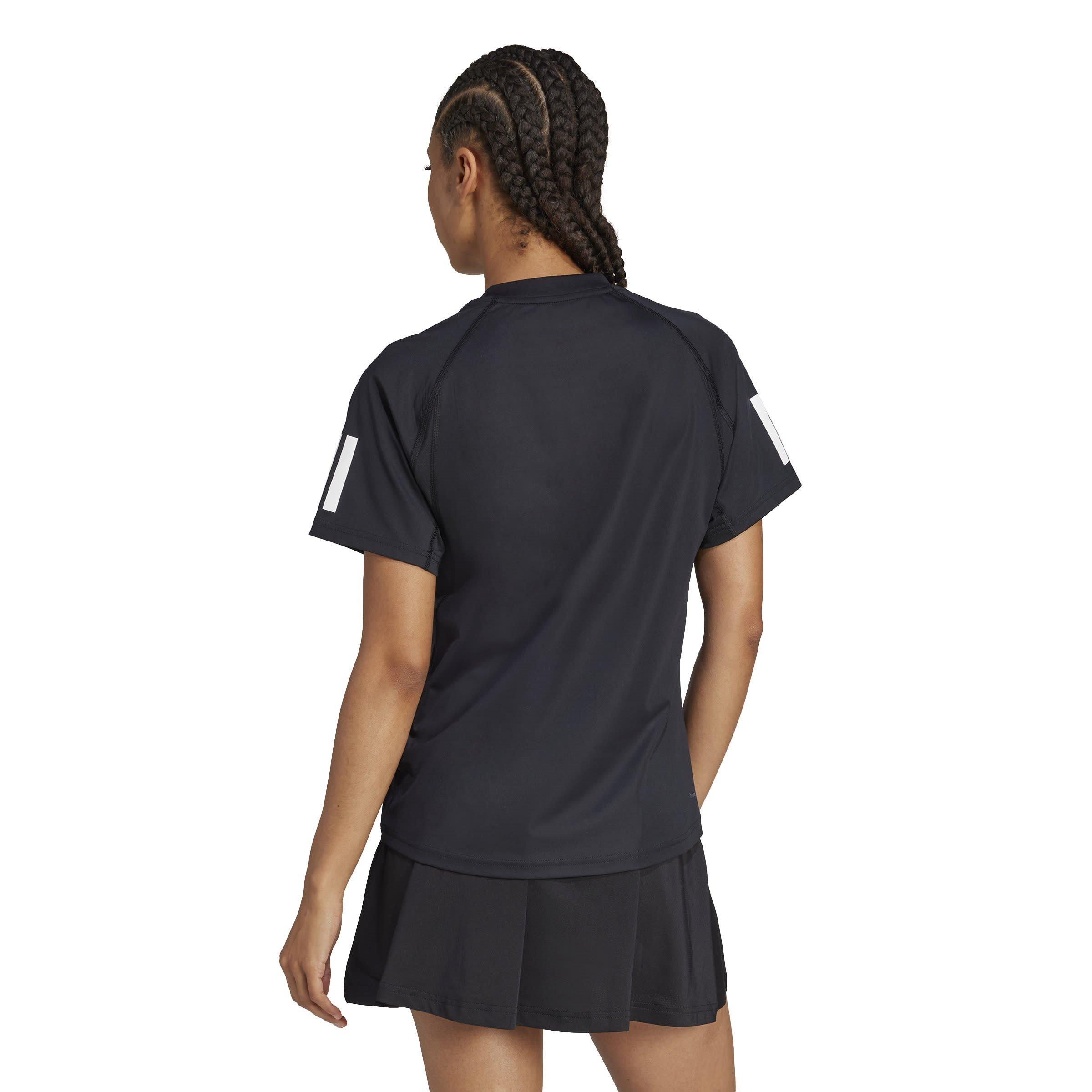 Black - adidas - Club Tennis Womens Performance T Shirt - 4