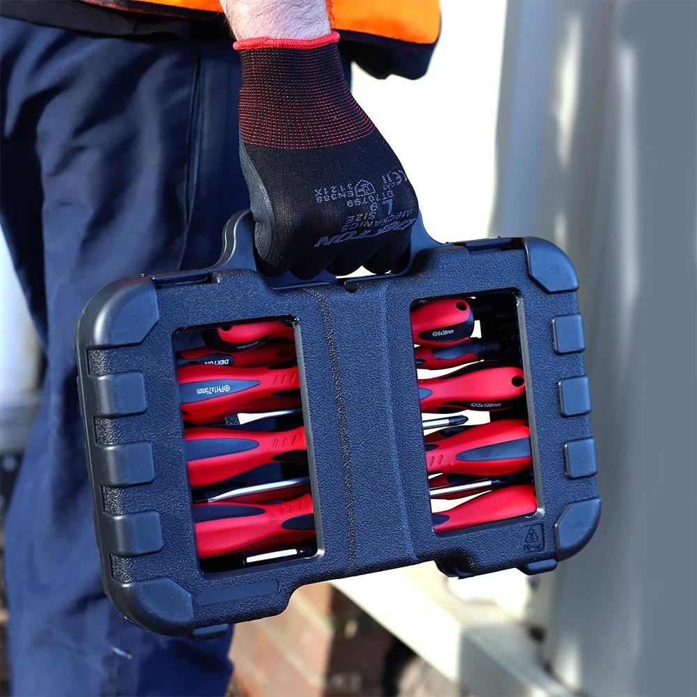 Black - Dekton - 58pc Screwdriver and Bit Set - 6